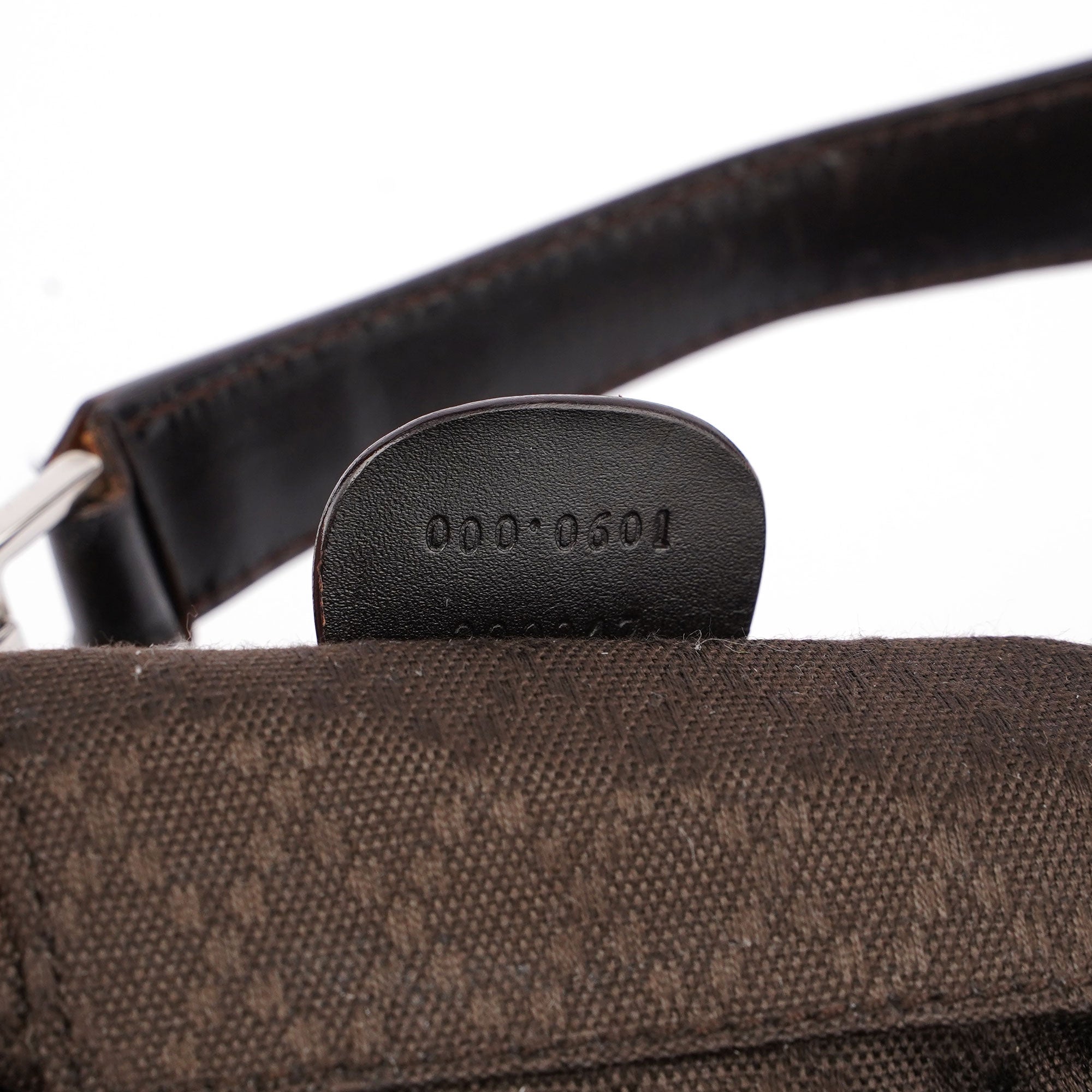 Gucci Silver Black Satin