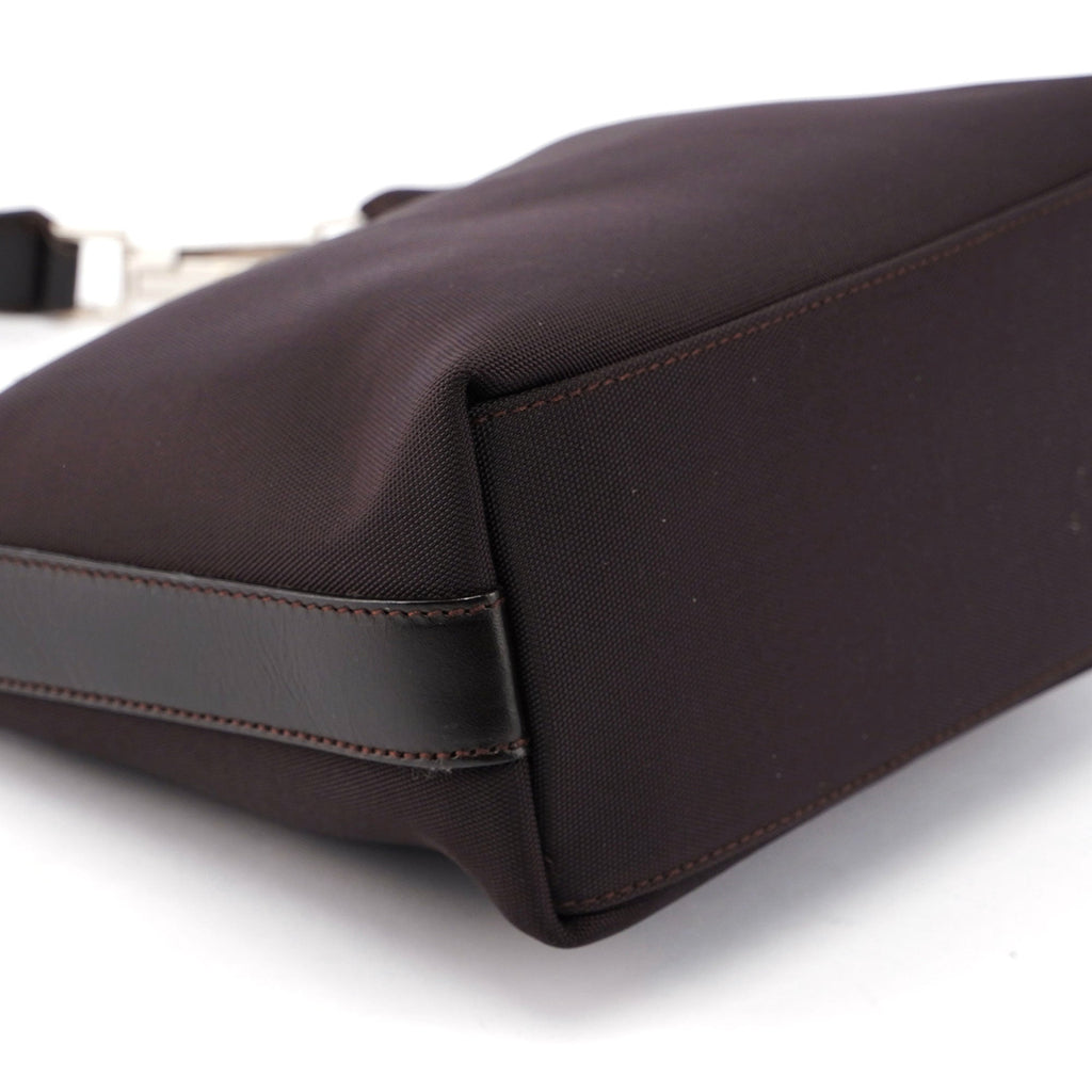 Gucci Silver Black Satin