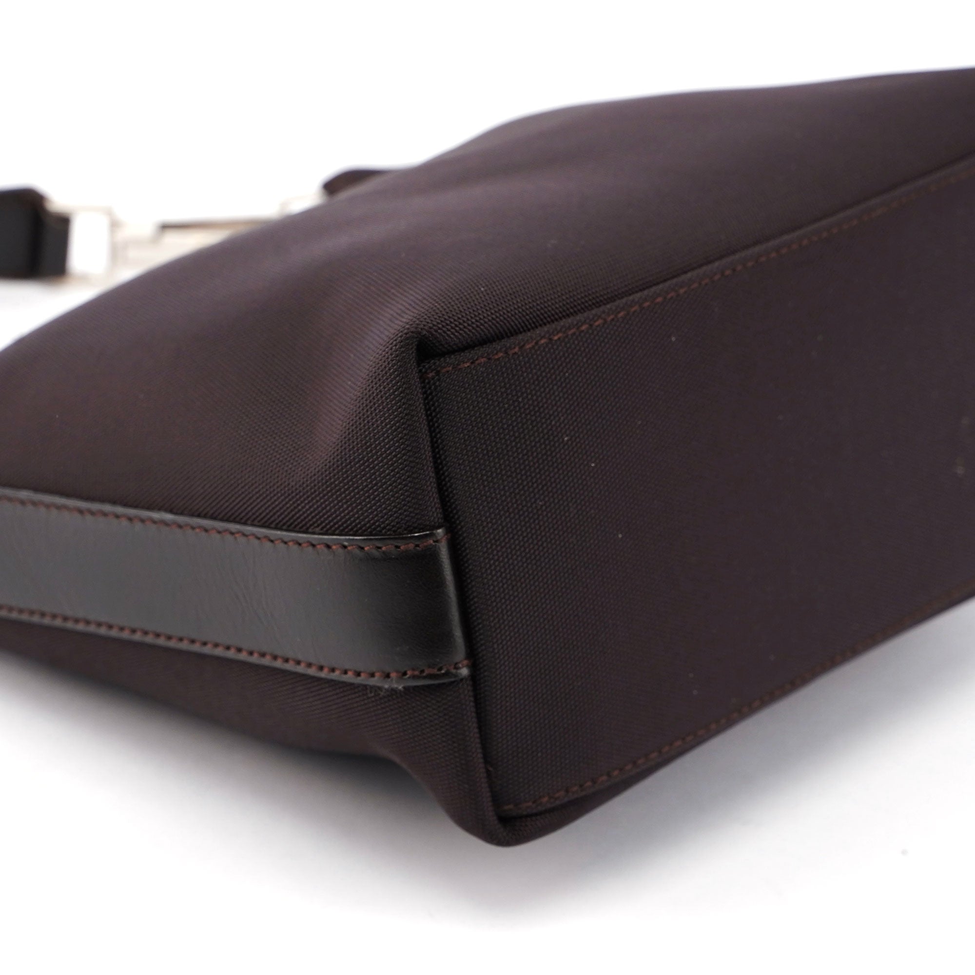 Gucci Silver Black Satin