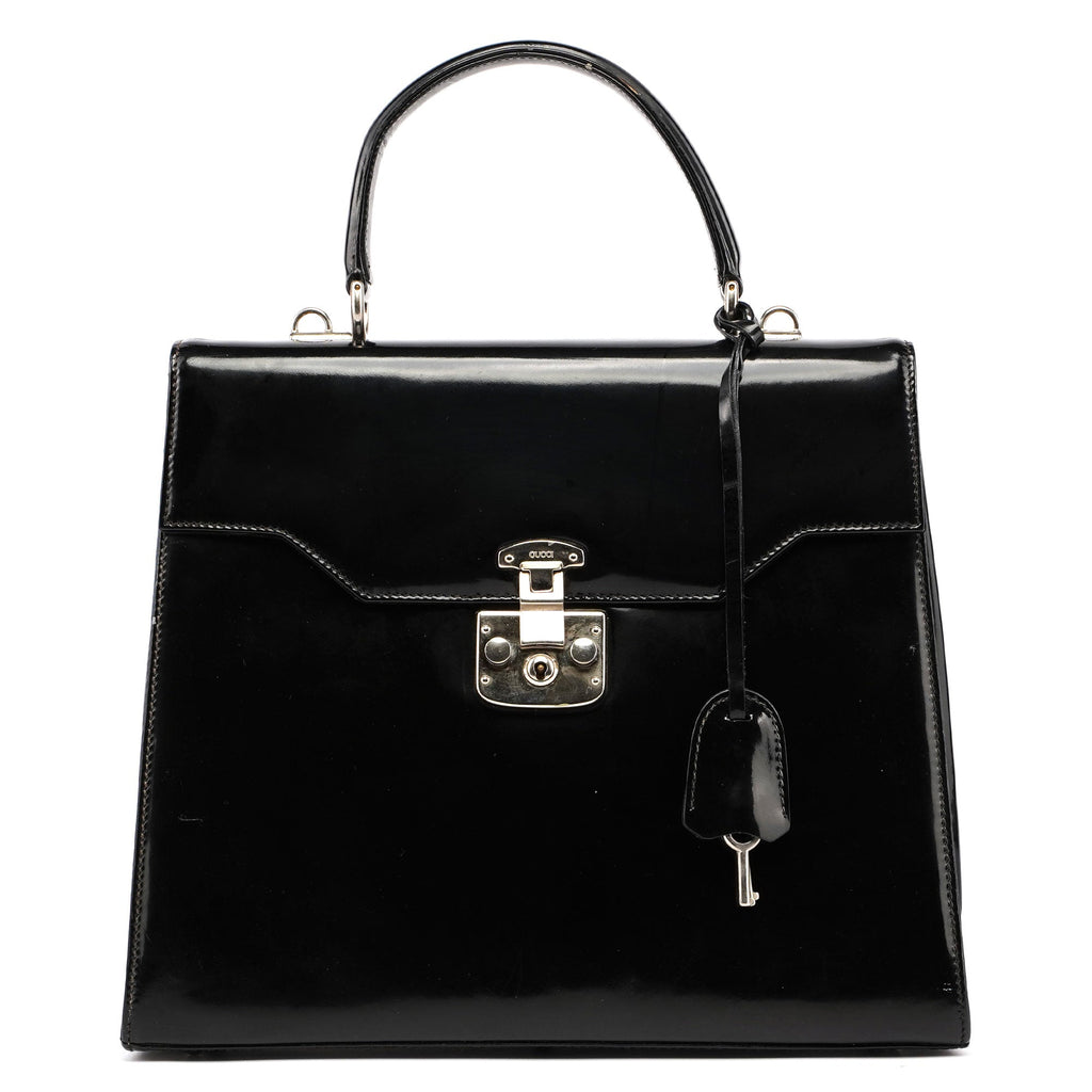 Ladylock Diana Patent Leather Bag