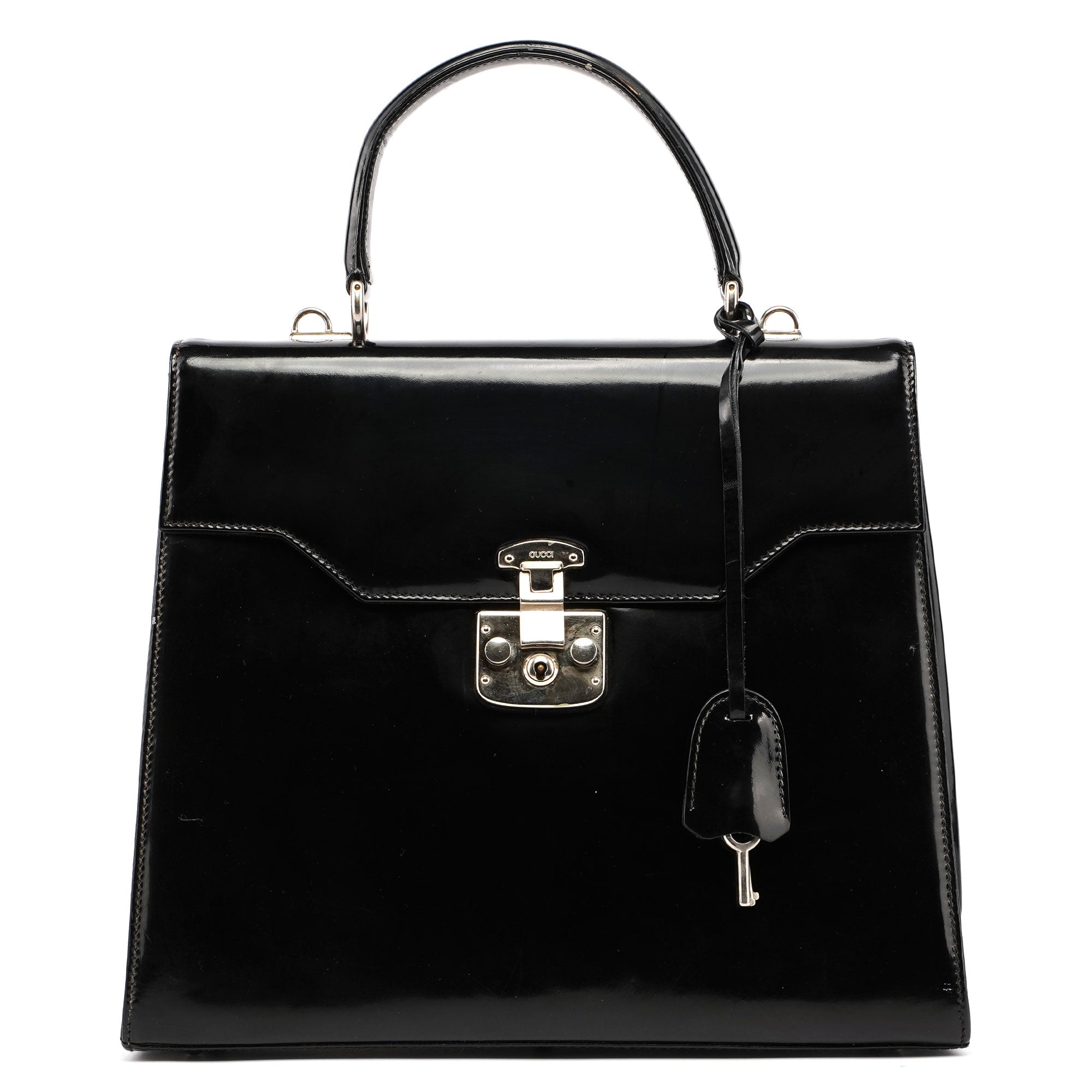 Ladylock Diana Patent Leather Bag