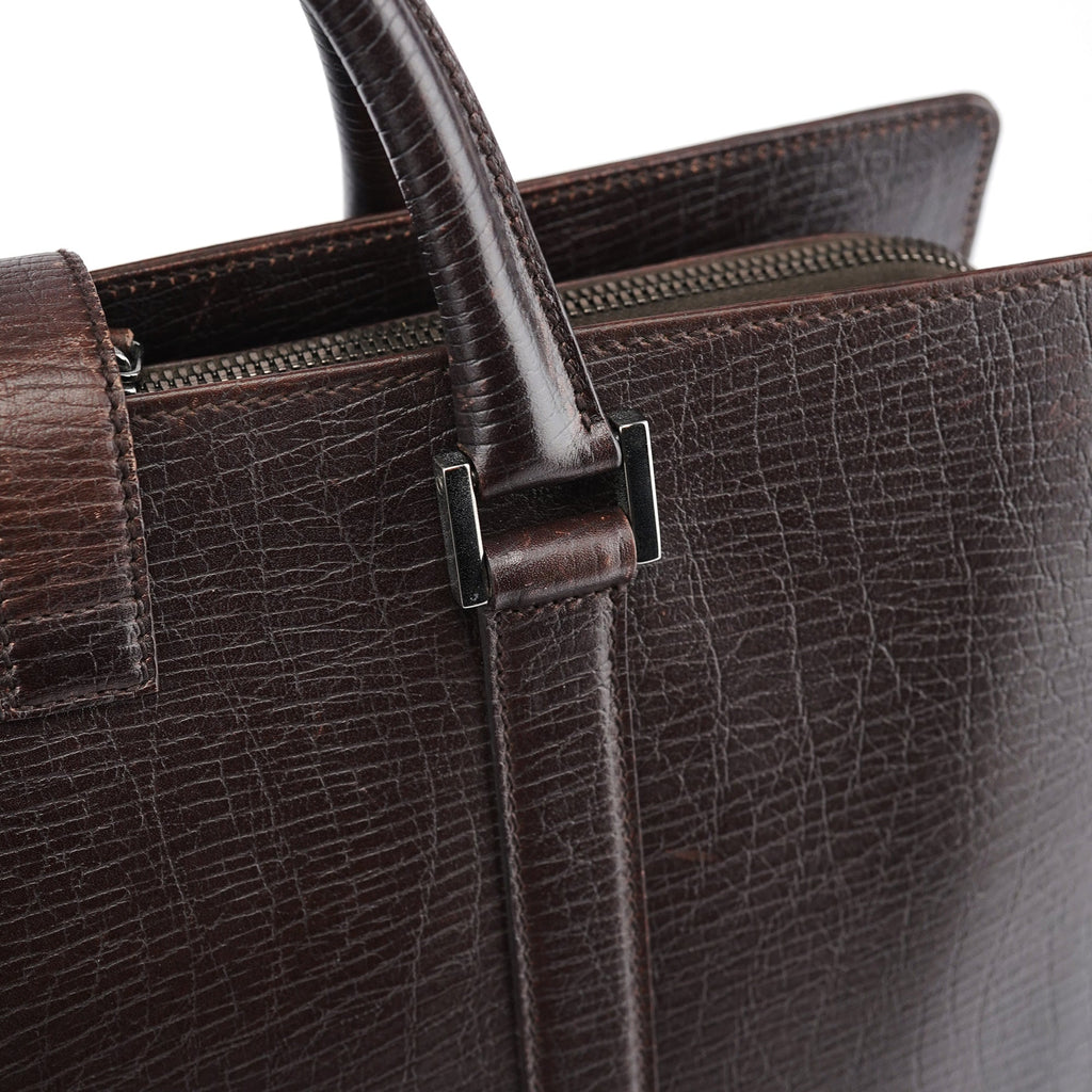 Large Brown Leather Tote Bag