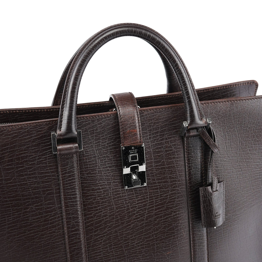 Large Brown Leather Tote Bag