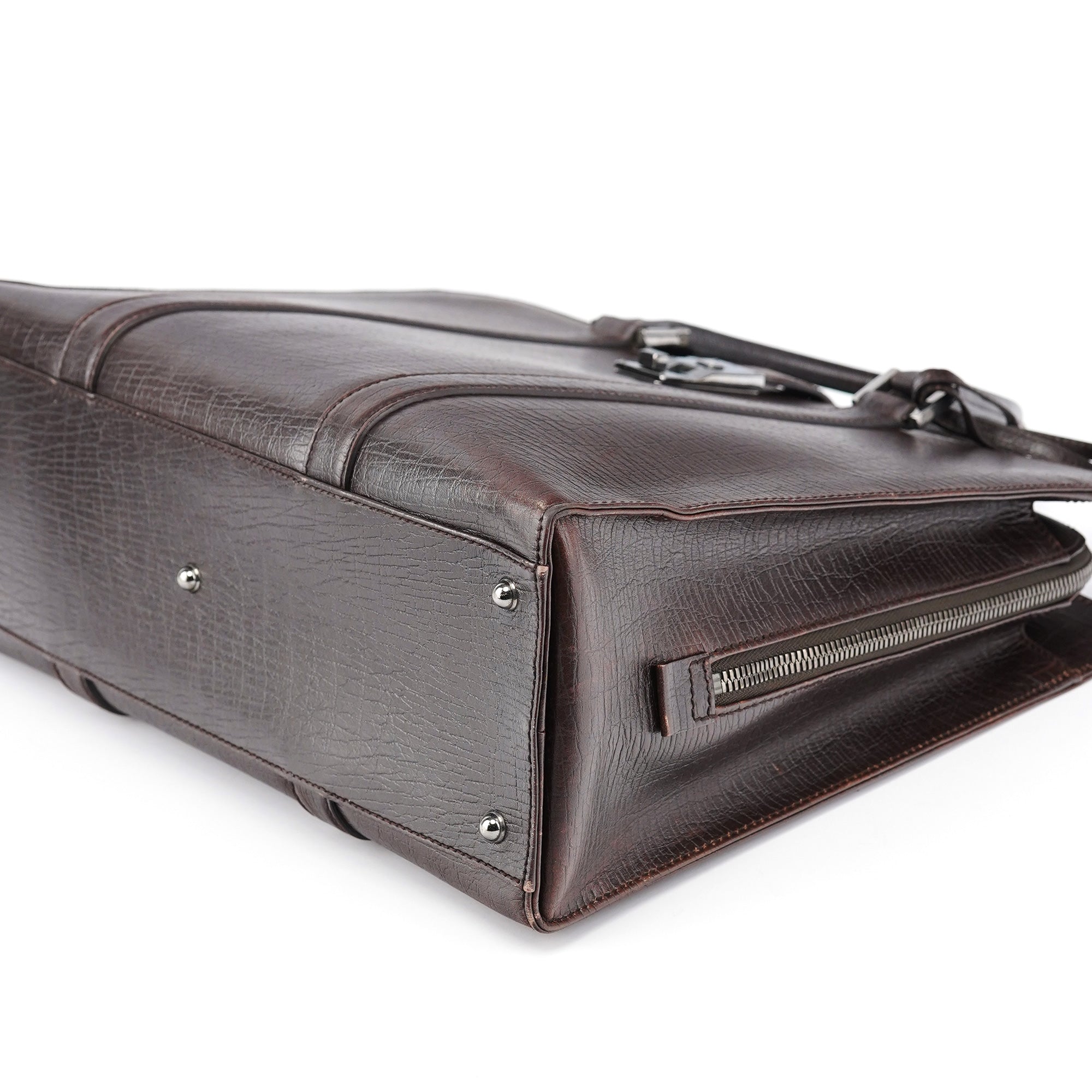 Large Brown Leather Tote Bag