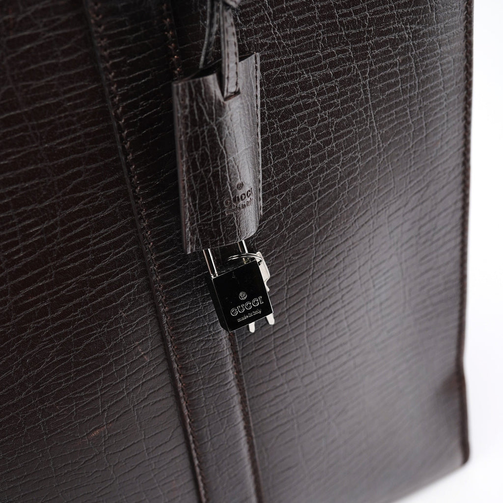Large Brown Leather Tote Bag