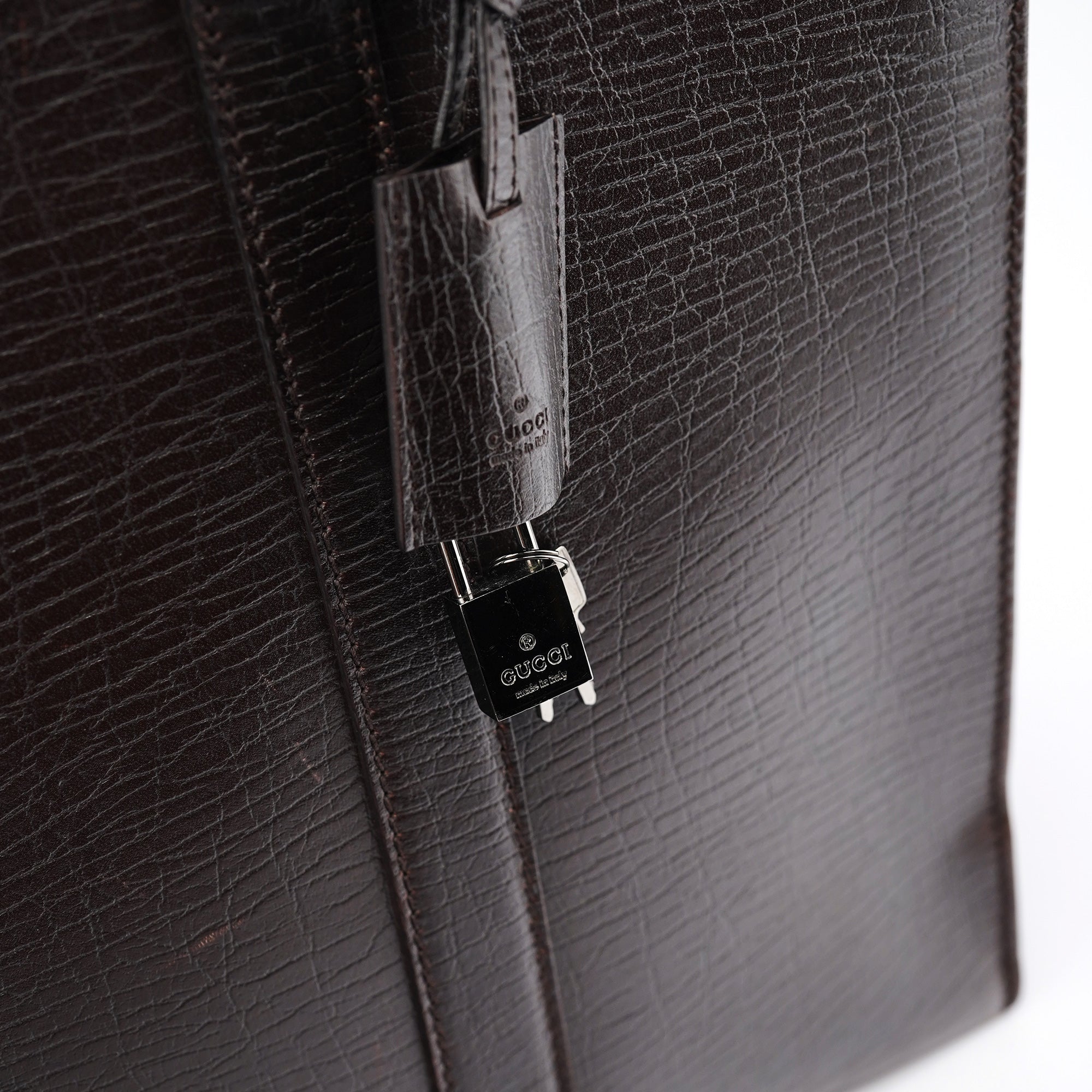 Large Brown Leather Tote Bag