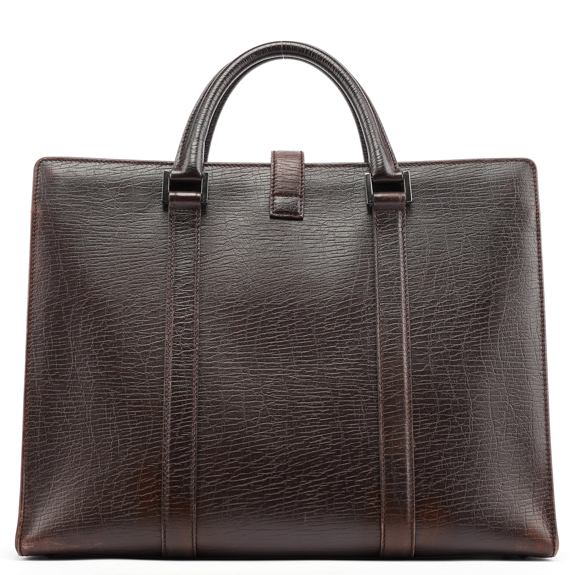 Large Brown Leather Tote Bag