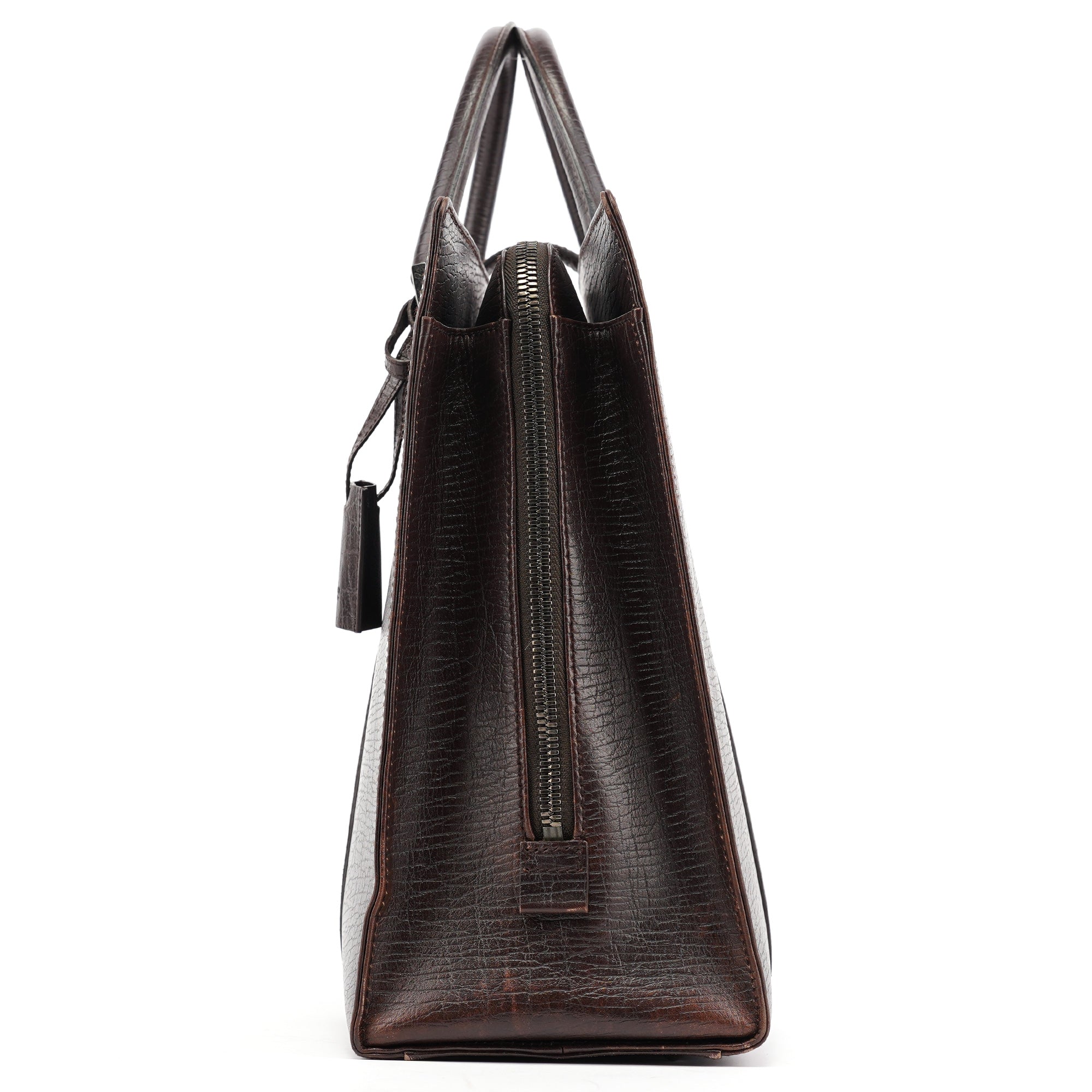 Large Brown Leather Tote Bag