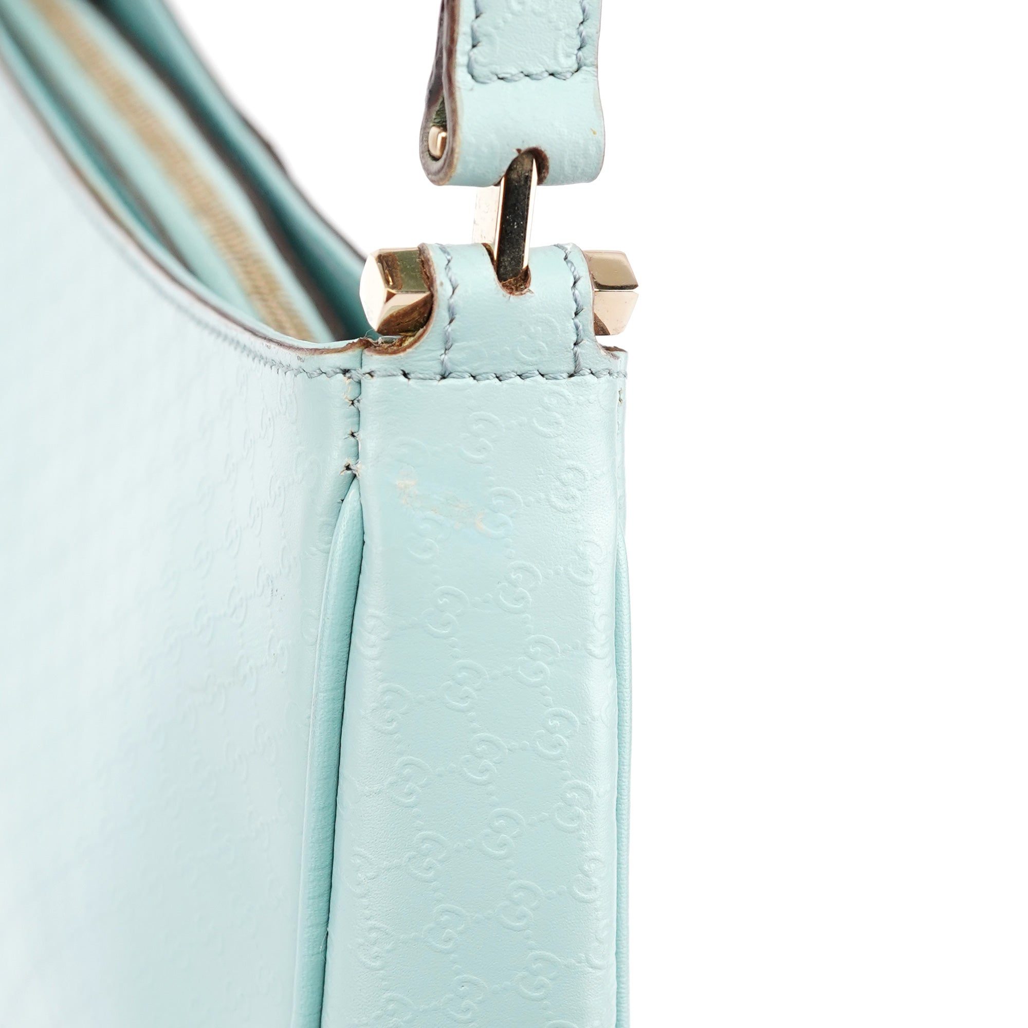 Light Blue Micro GG Shouler Bag