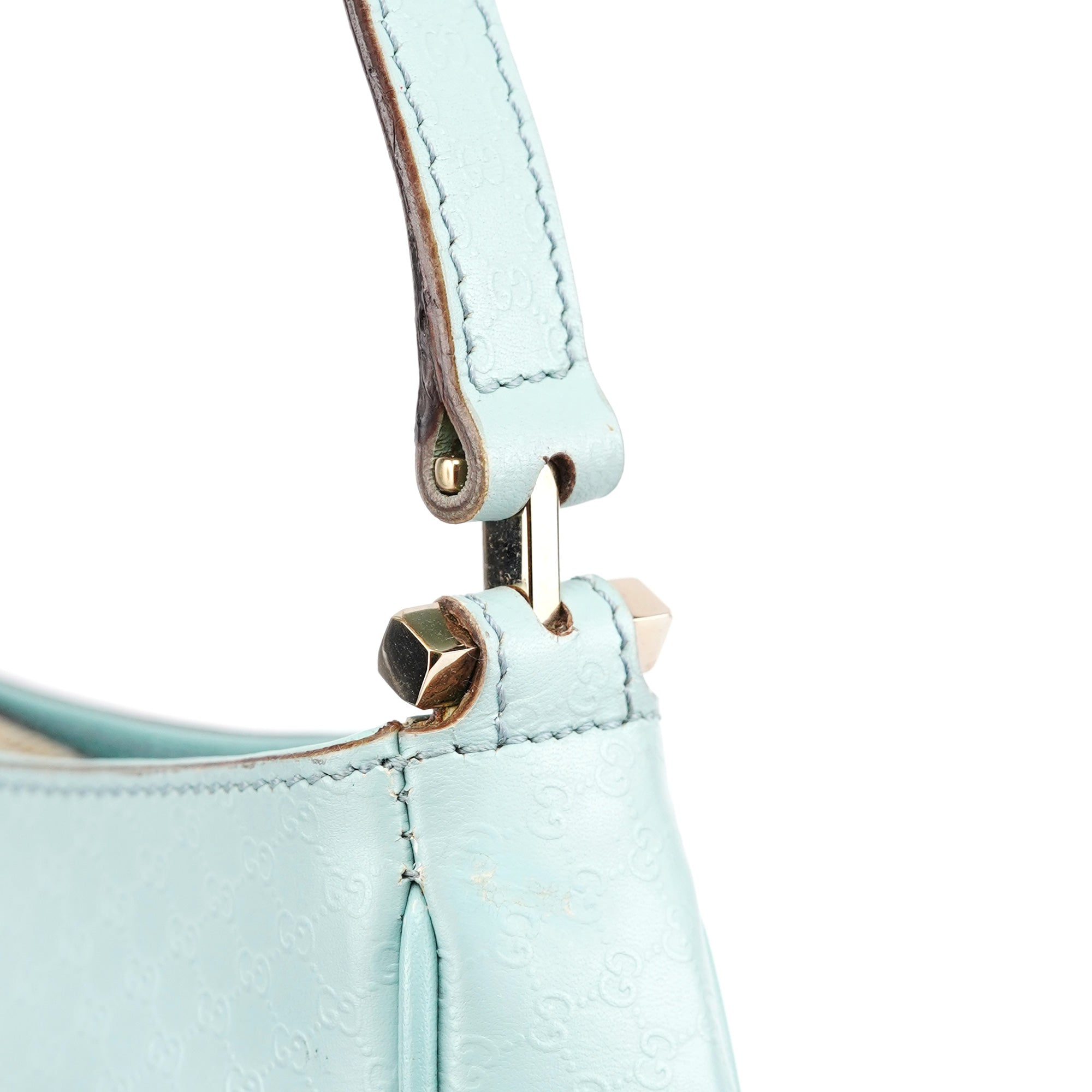 Light Blue Micro GG Shouler Bag