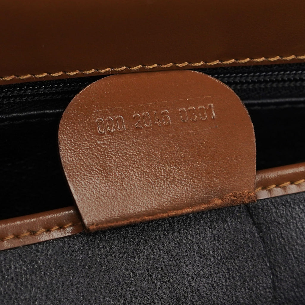 Light Brown Patent Leather Clutch Shoulder Bag