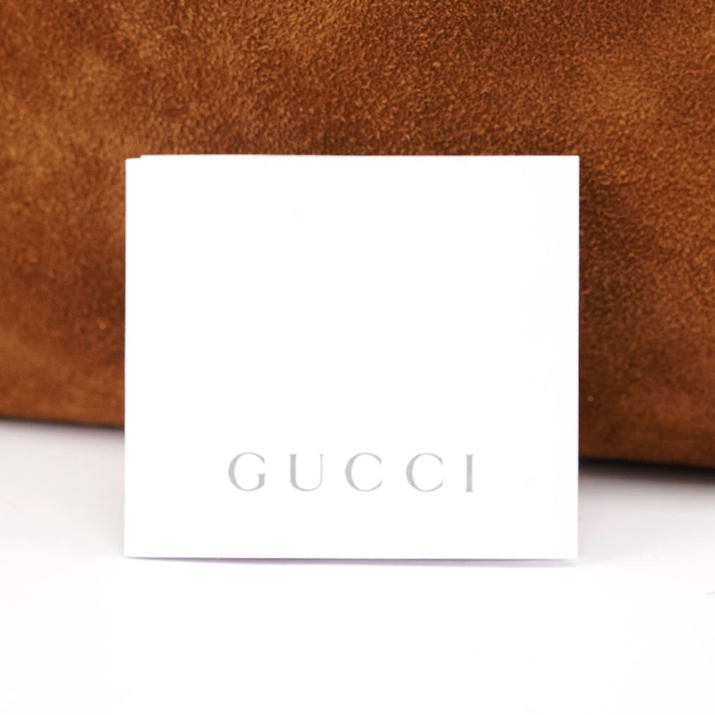 Light Brown Suede Horsebit Hobo
