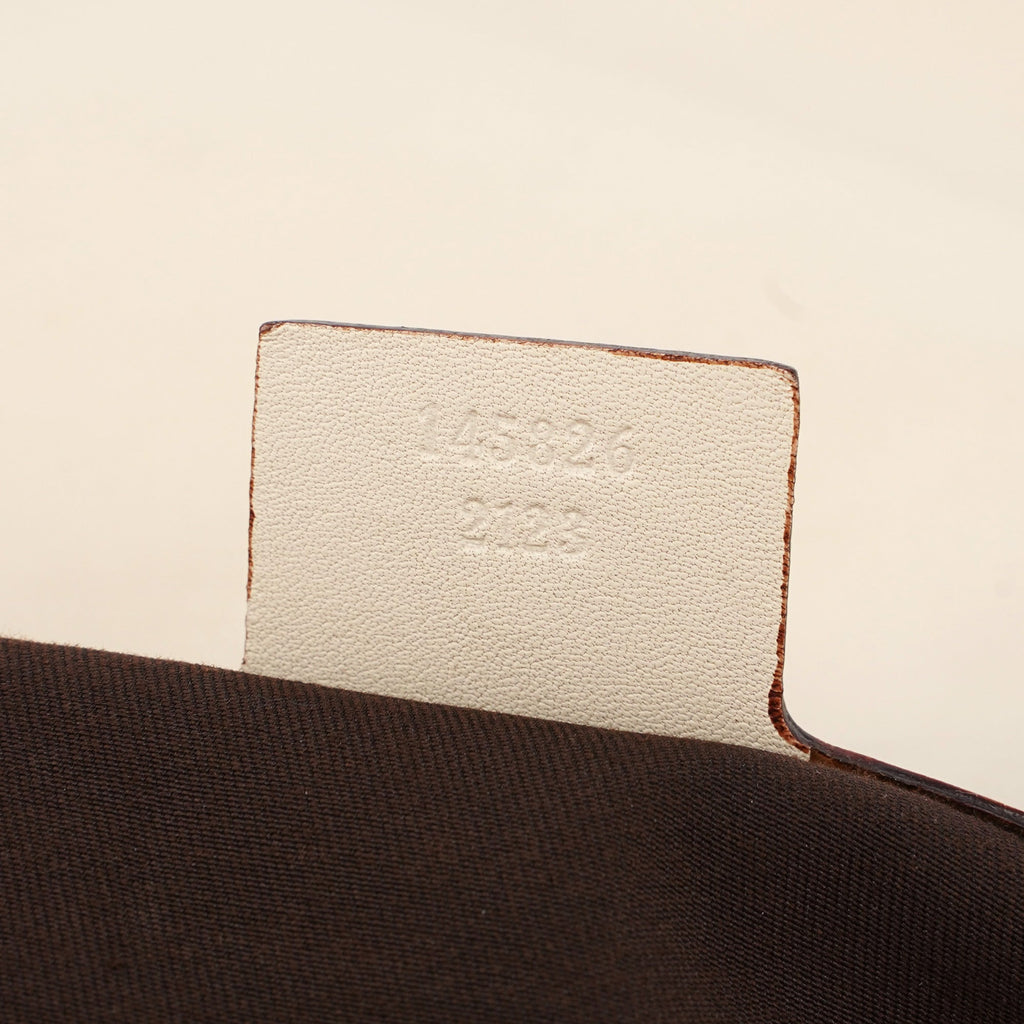 Off-White Calfskin Horsebit Shoulder Bag