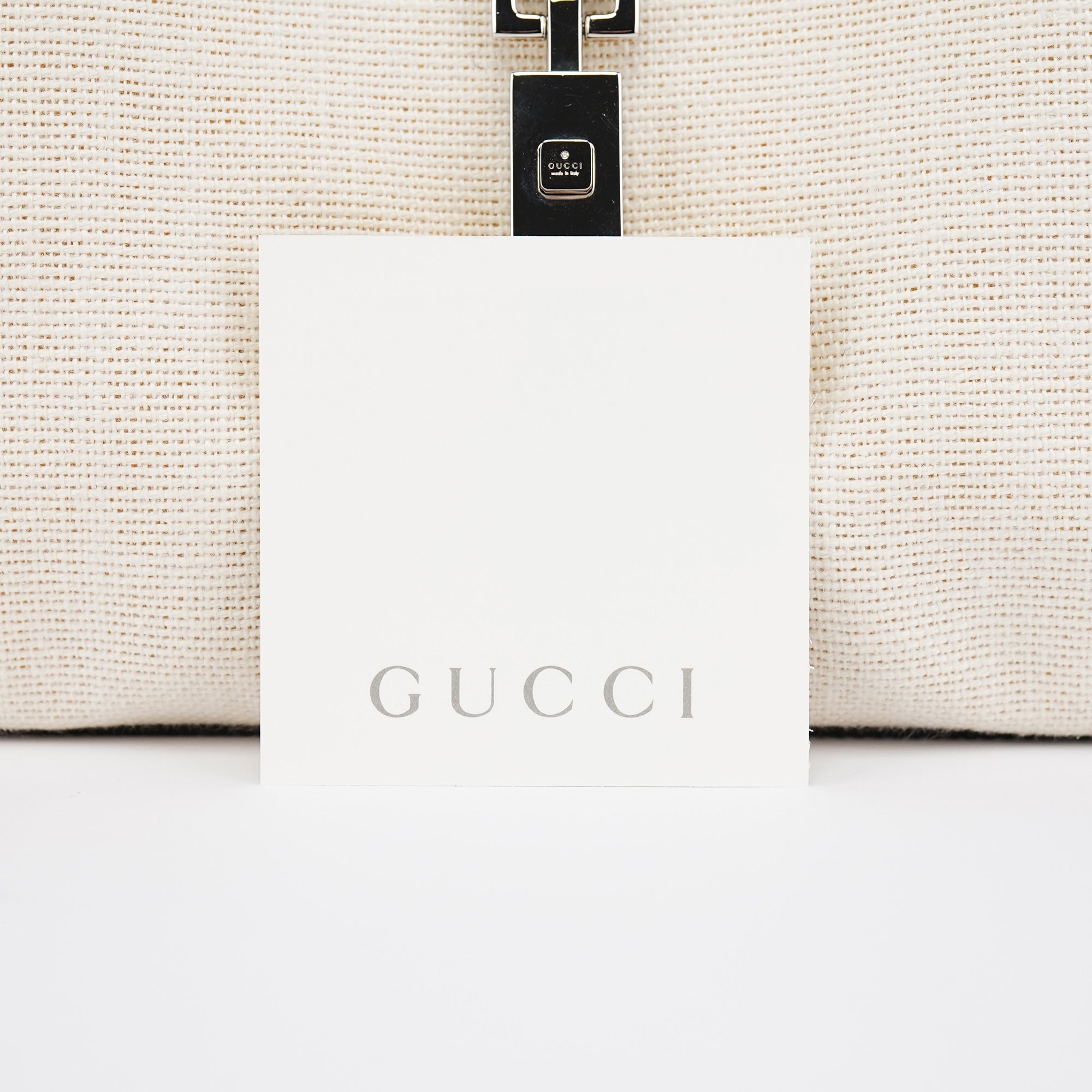 Off-White Canvas Jackie Shoulder Bag