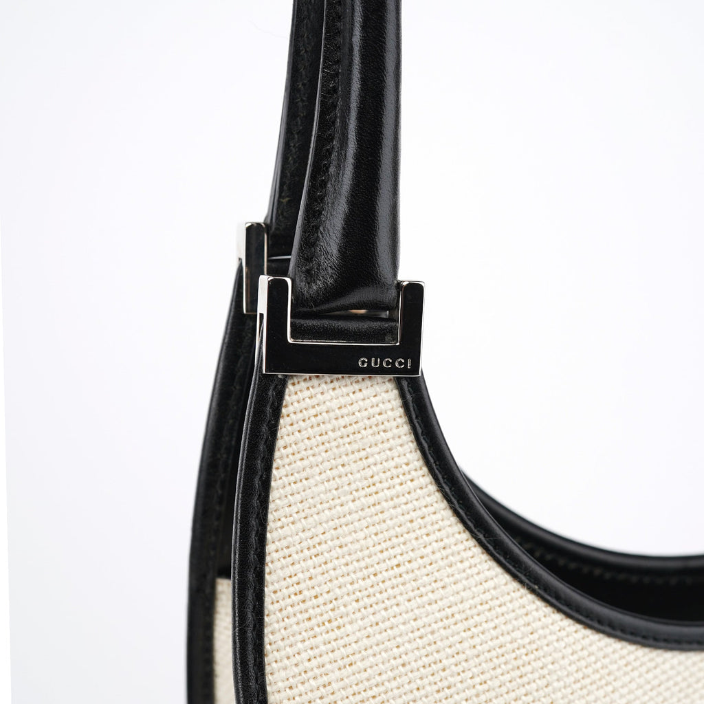 Off-White Canvas Jackie Shoulder Bag