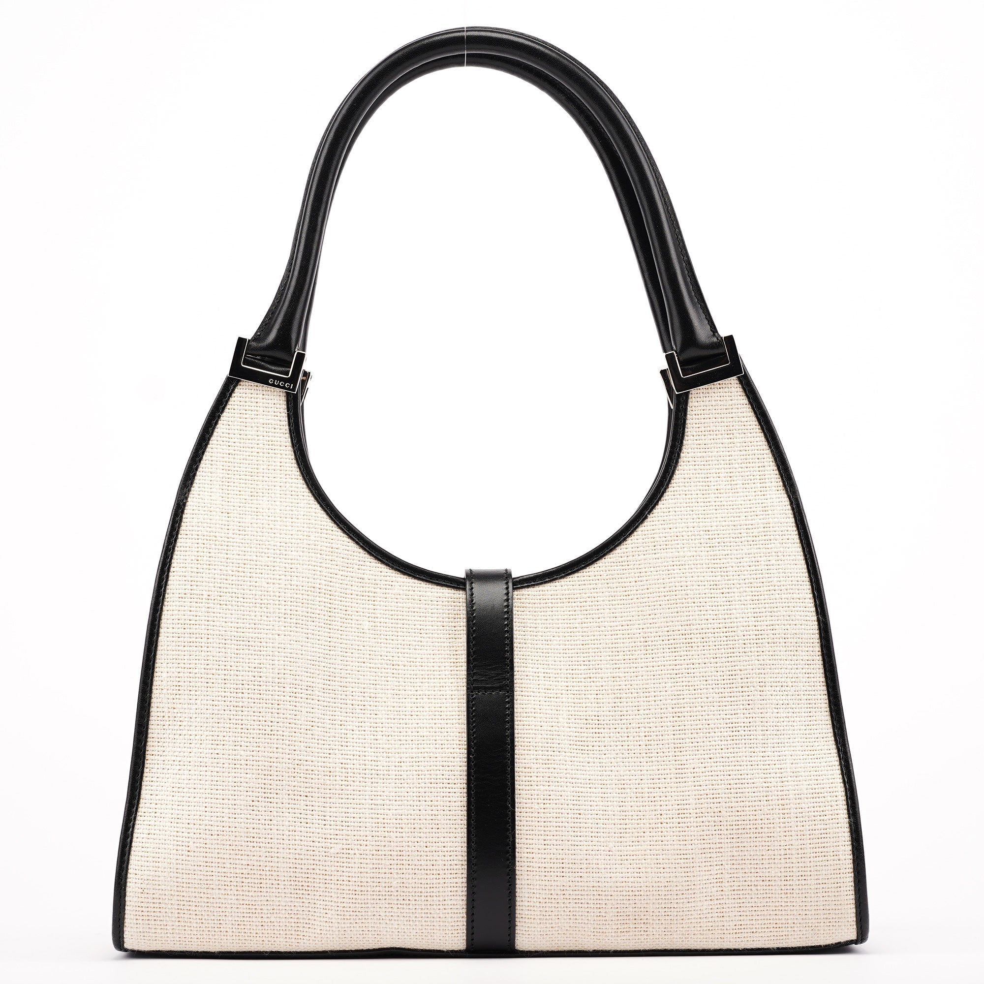 Off-White Canvas Jackie Shoulder Bag