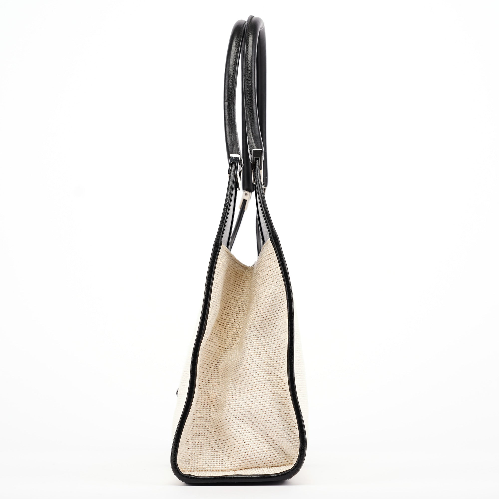 Off-White Canvas Jackie Shoulder Bag