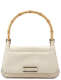 Off-White Leather Bamboo Shoulder Bag