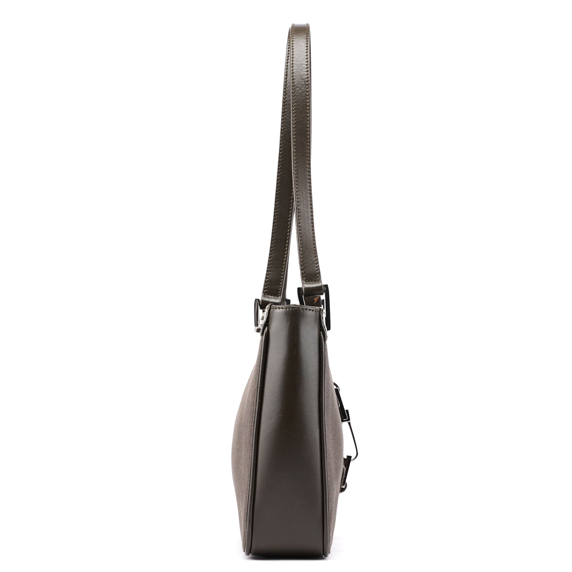 Olive Green Satin Jackie Tote