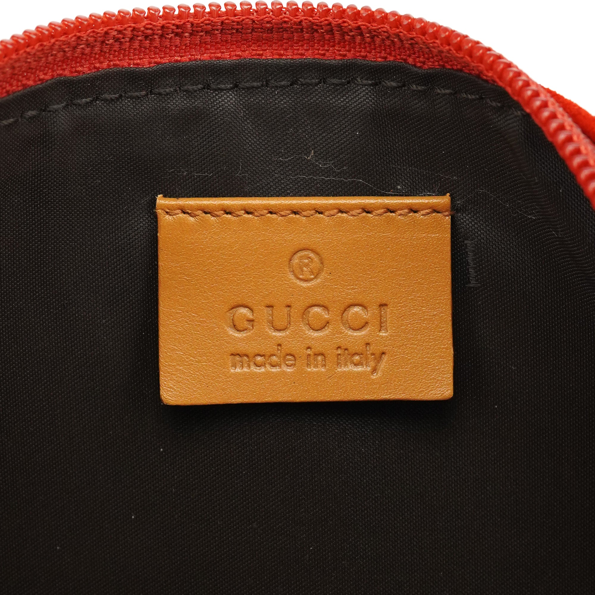 Orange Suede Boat Pochette