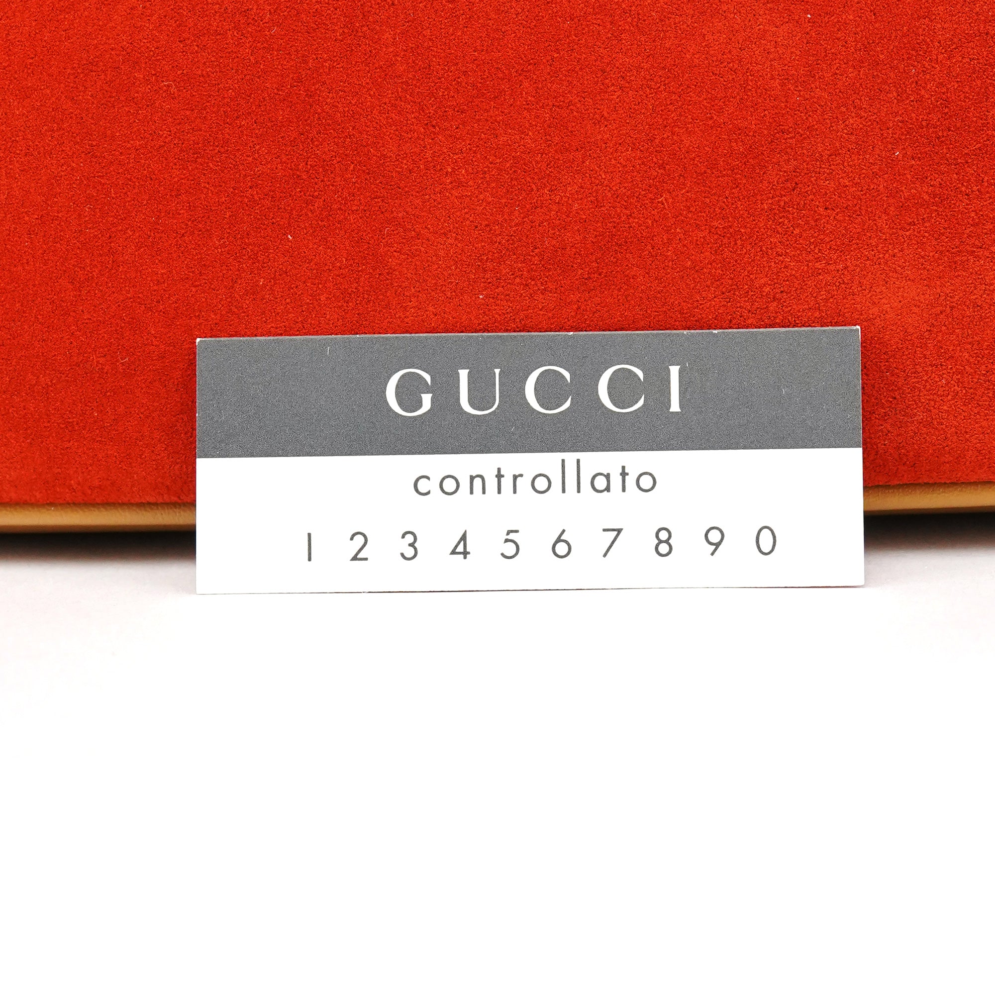Orange Suede Boat Pochette