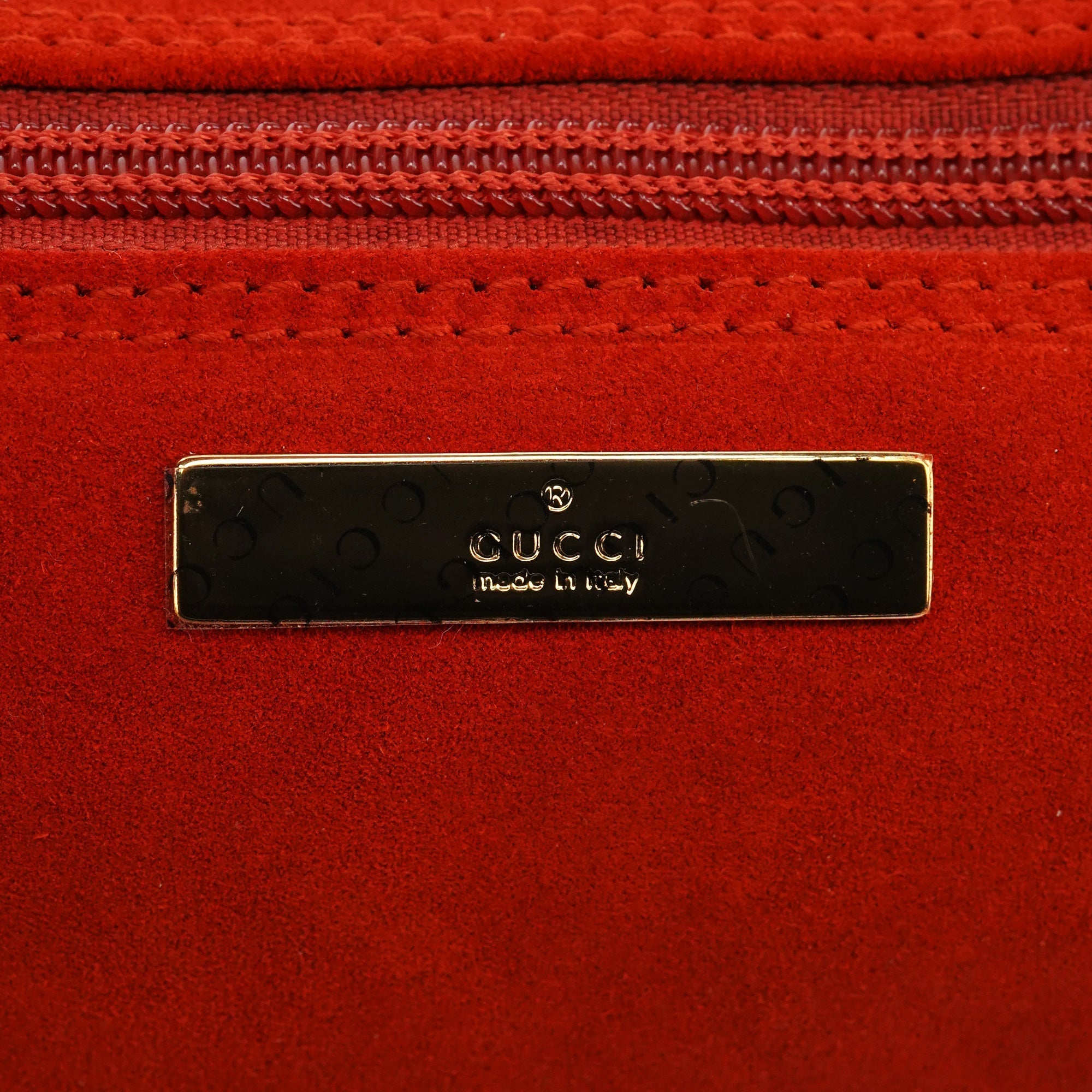 Orange Suede Boat Pochette