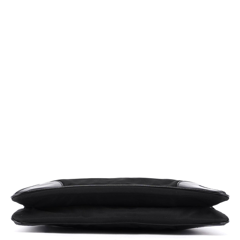 Prada Black Tessuto Leather Shoulder Bag