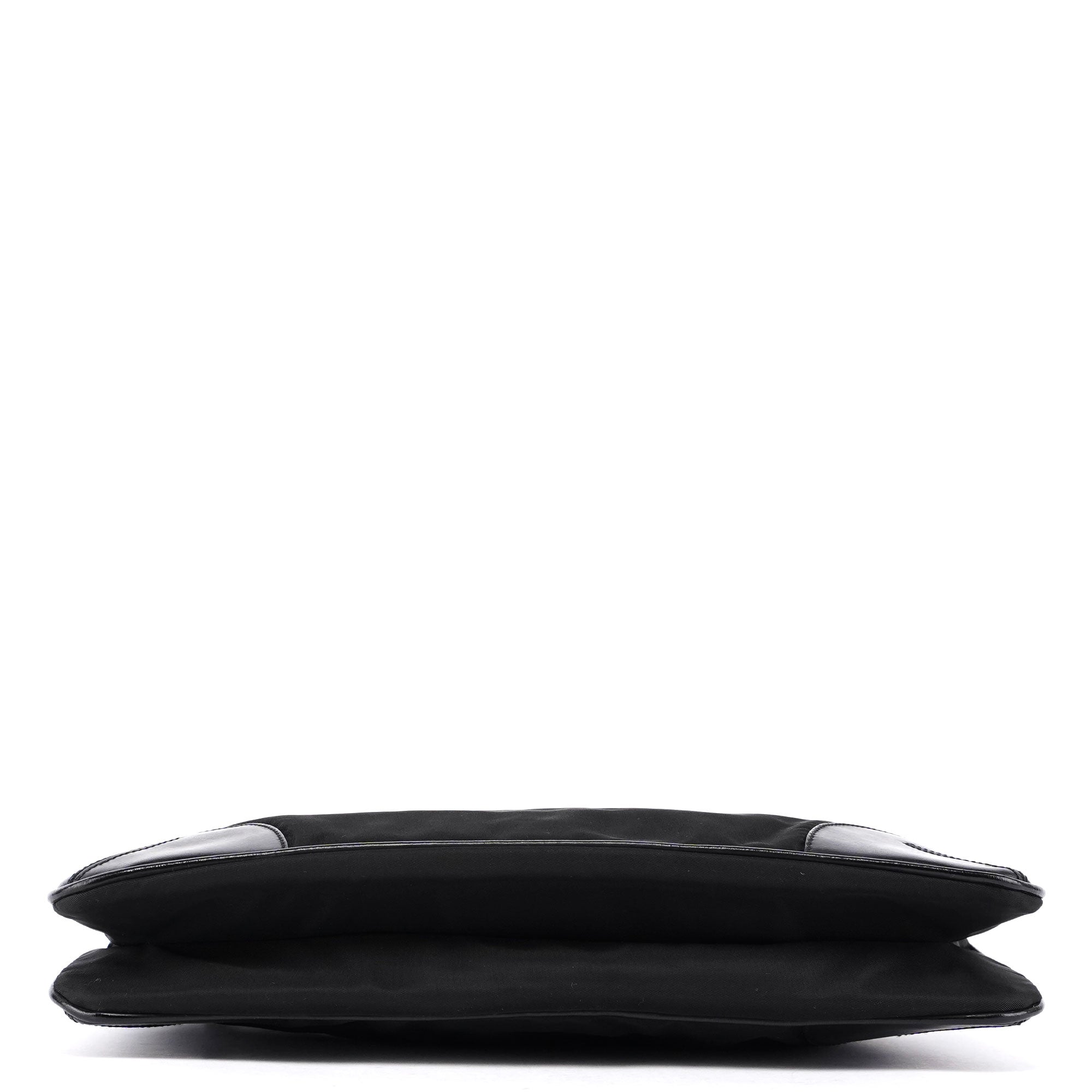 Prada Black Tessuto Leather Shoulder Bag