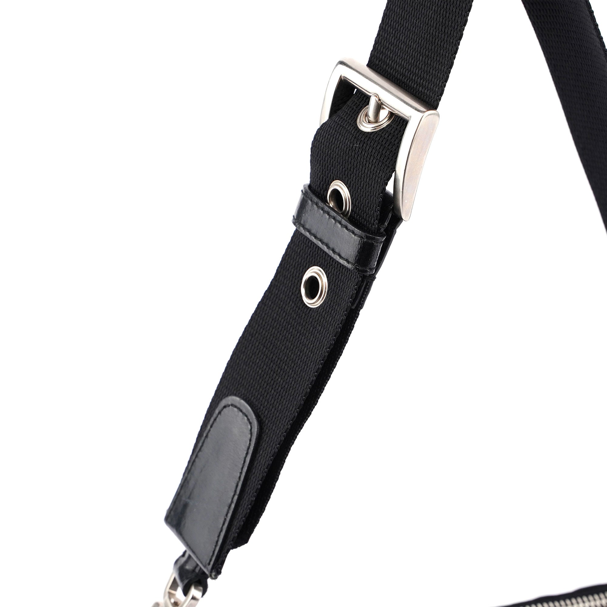 Prada Black Tessuto Leather Shoulder Bag