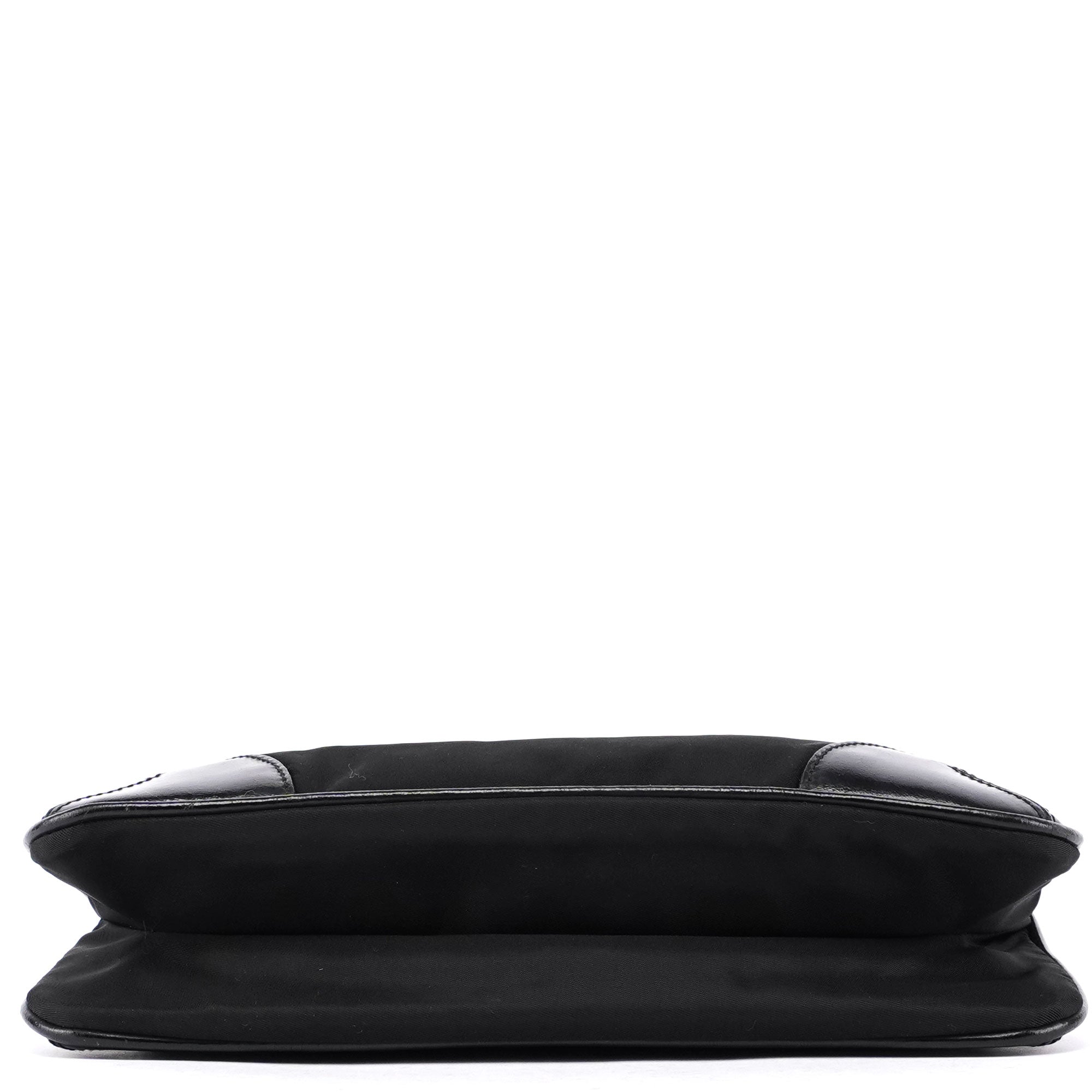 Prada Black Tessuto Leather Shoulder Bag
