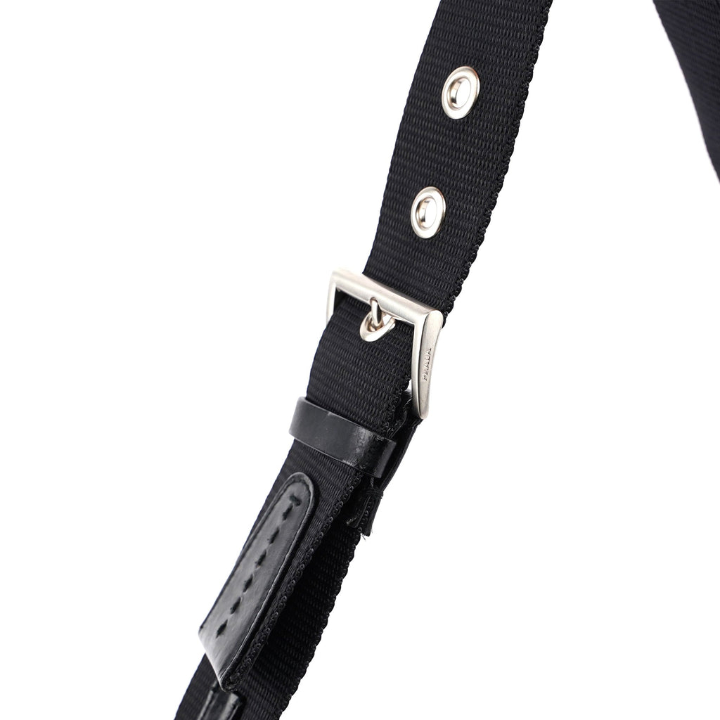 Prada Black Tessuto Leather Shoulder Bag