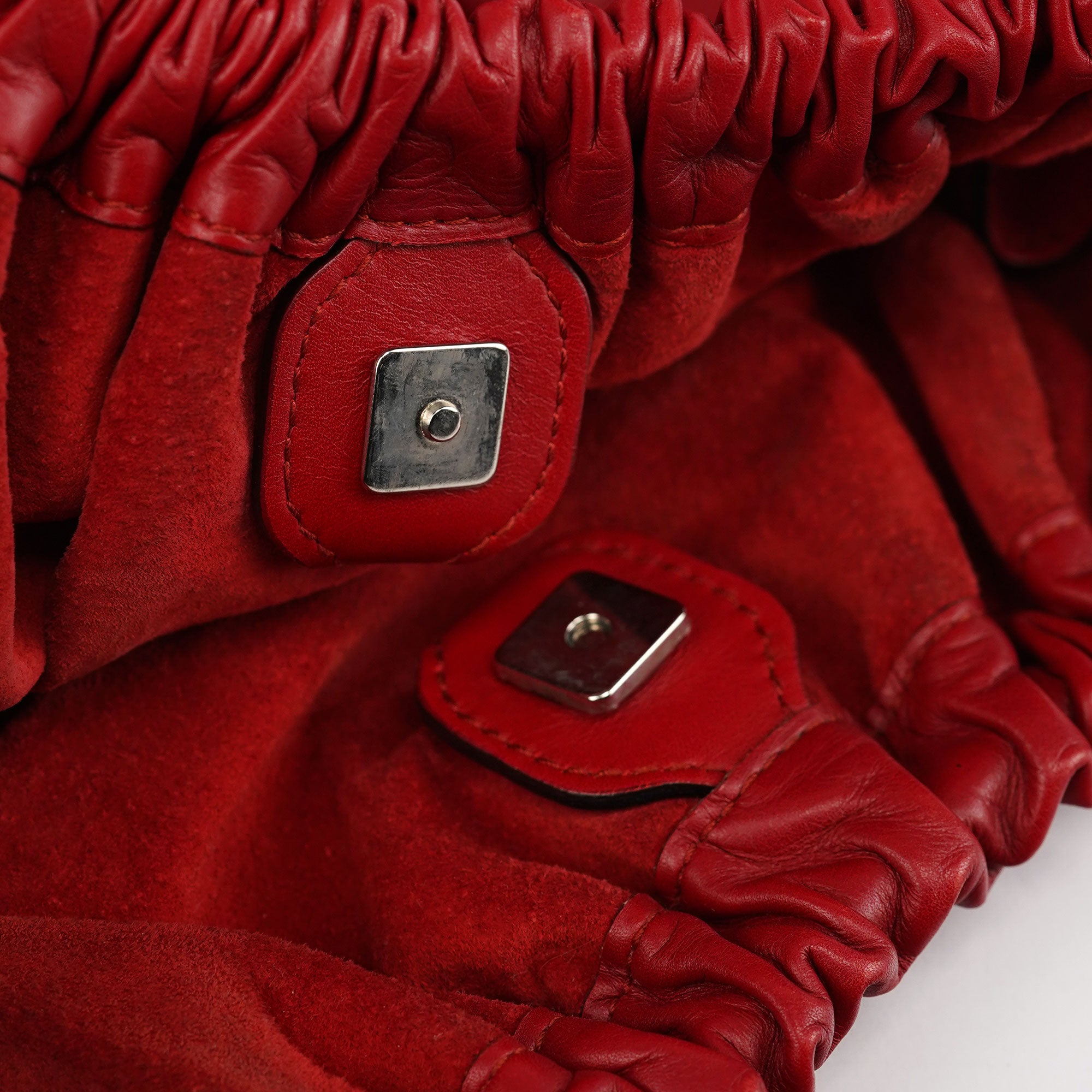 Red Calfskin Handbag