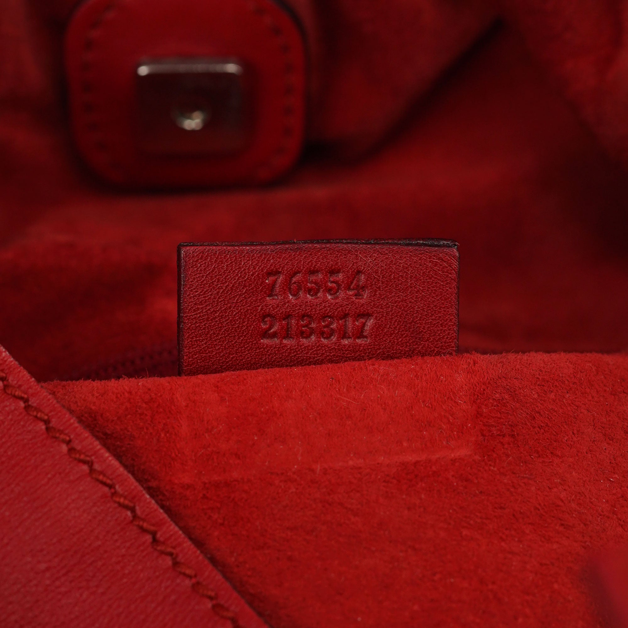 Red Calfskin Handbag