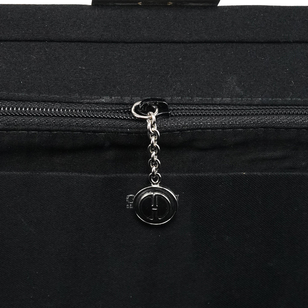 Red Calfskin Satin Clutch Tote Bag