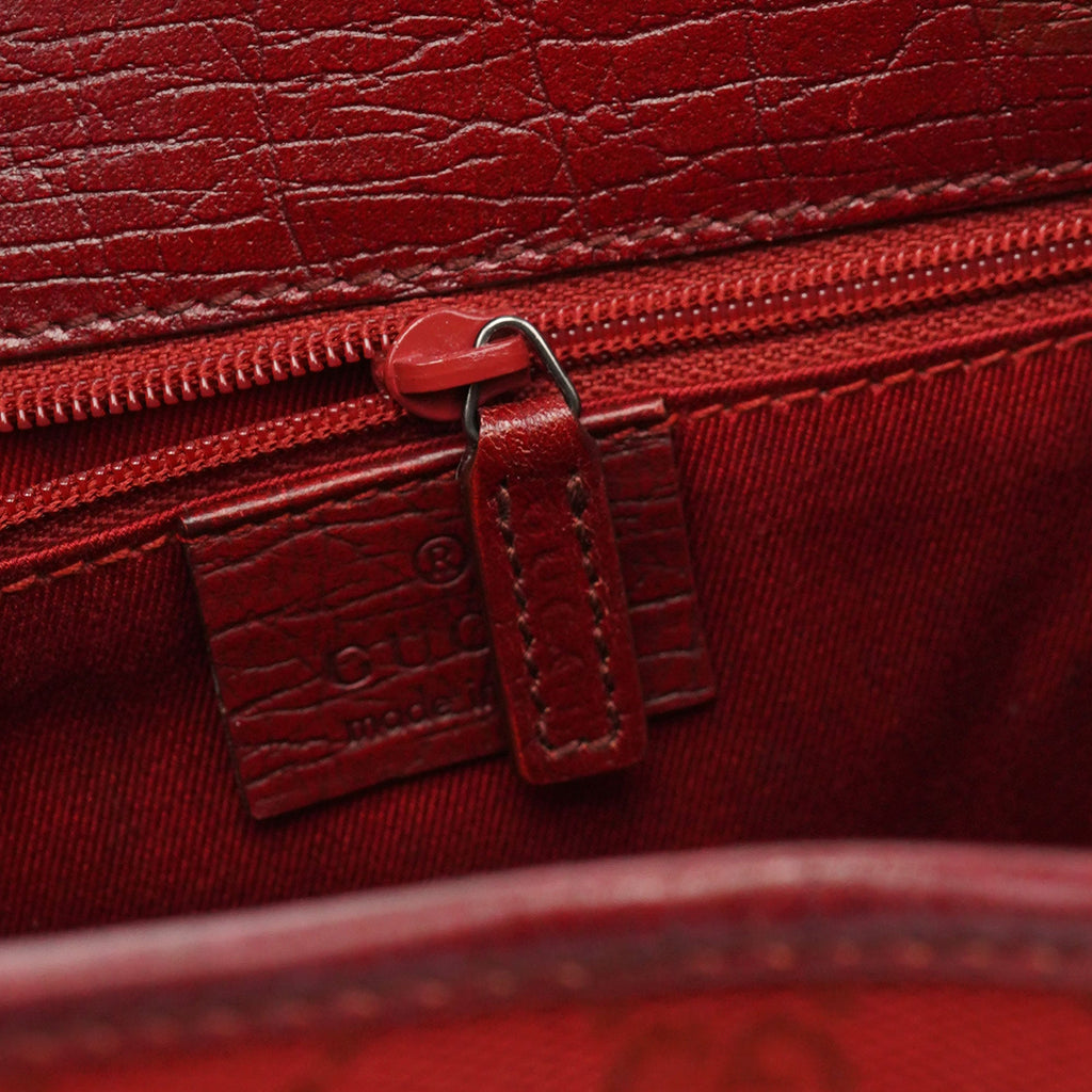 Red GG Jackie Shoulder Bag