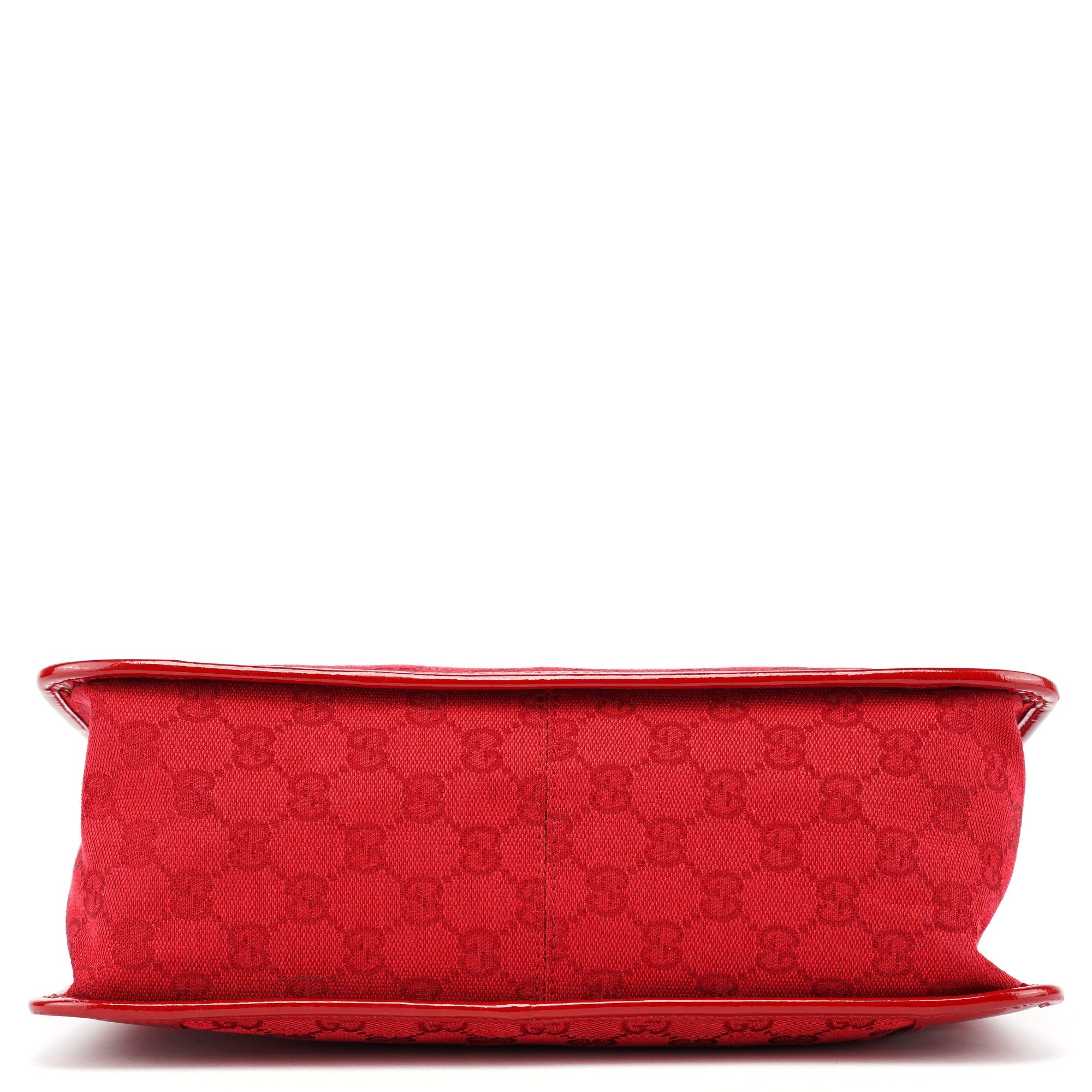 Red GG Patent Leather Tote Bag