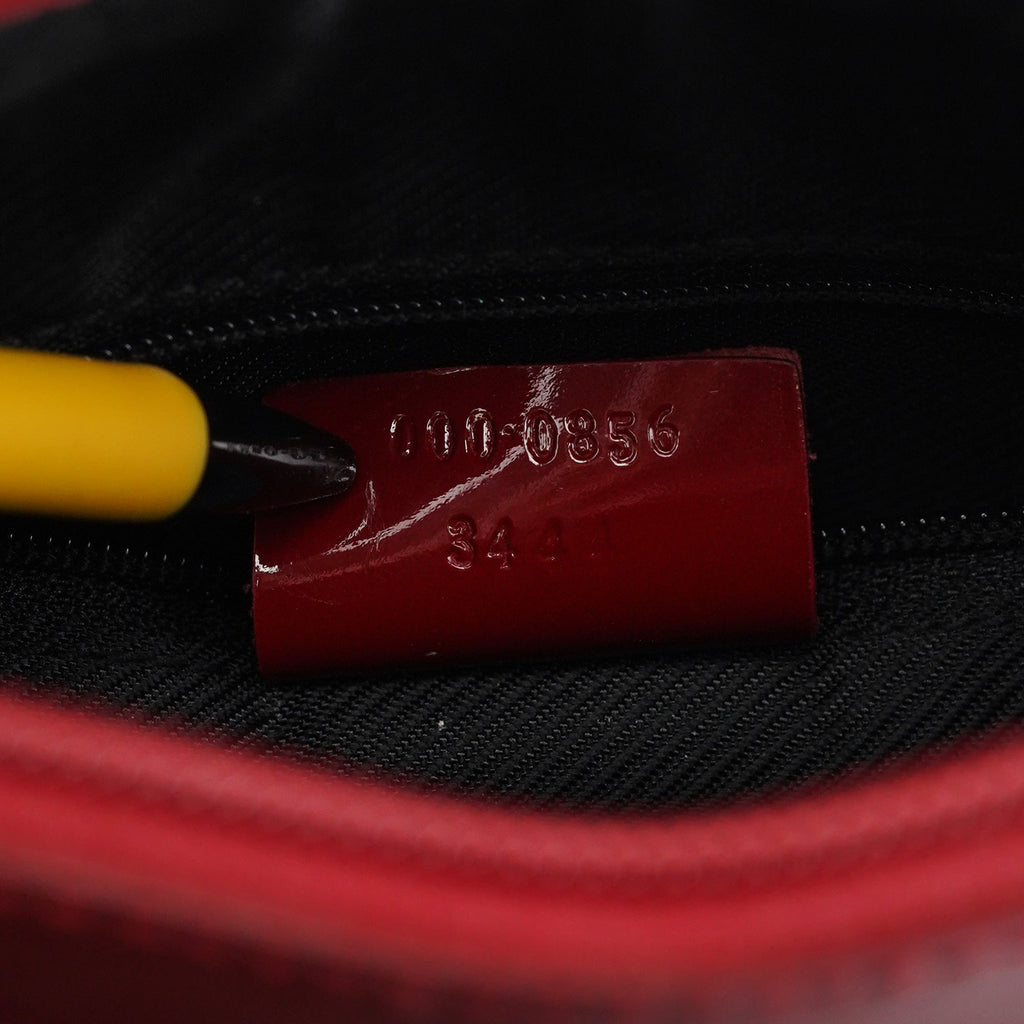 Red GG Patent Leather Tote Bag