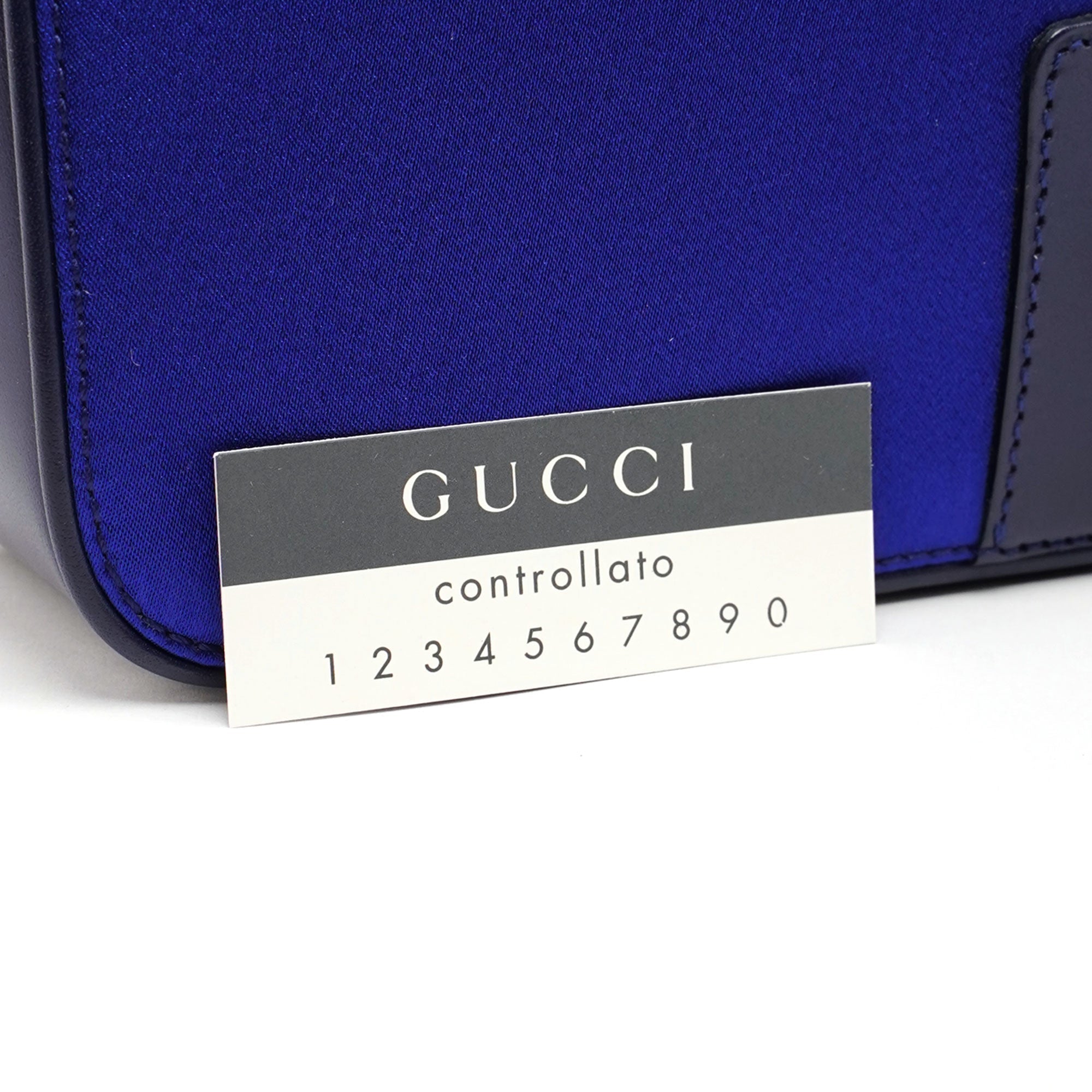 Royal Blue Jackie Satin Tote Bag