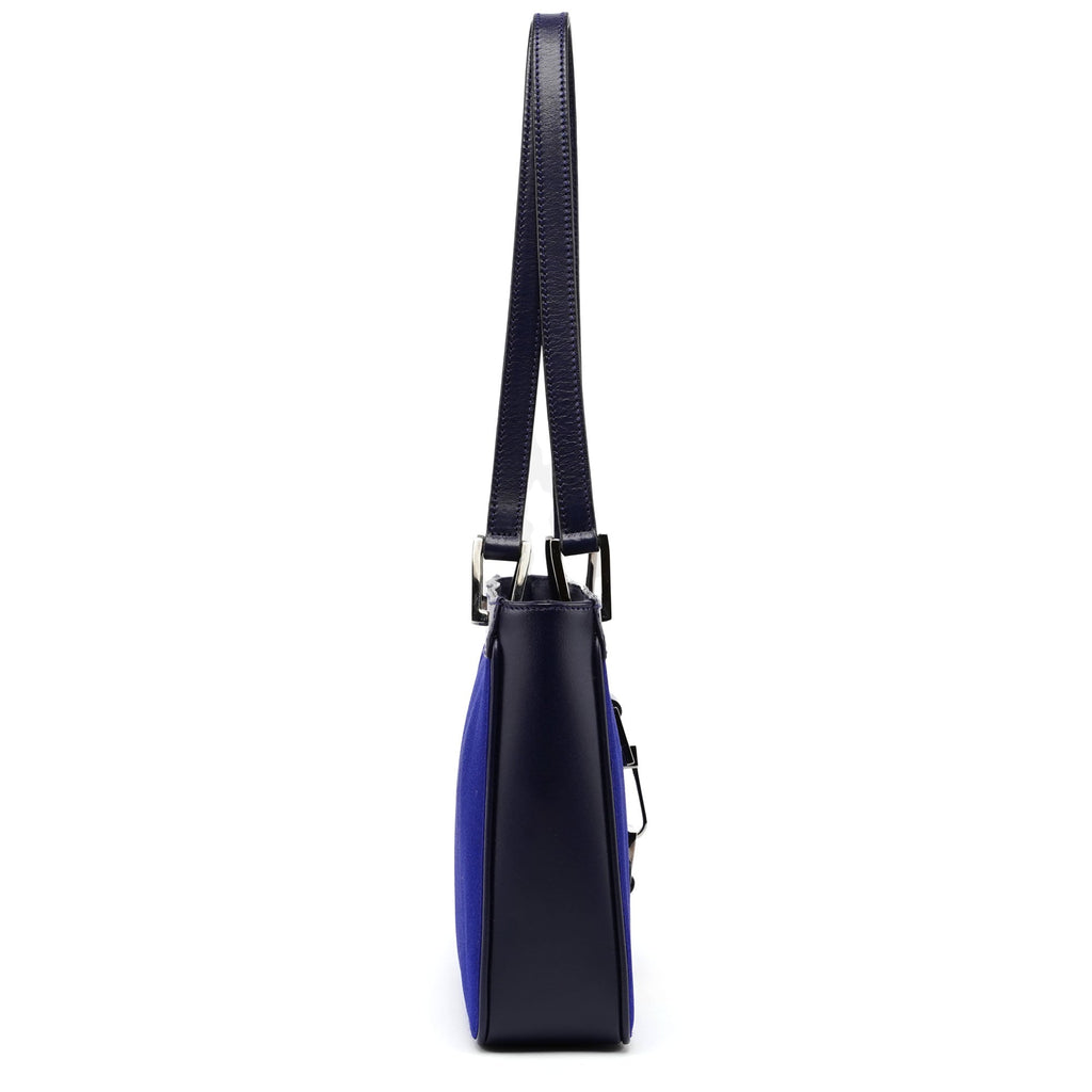 Royal Blue Jackie Satin Tote Bag