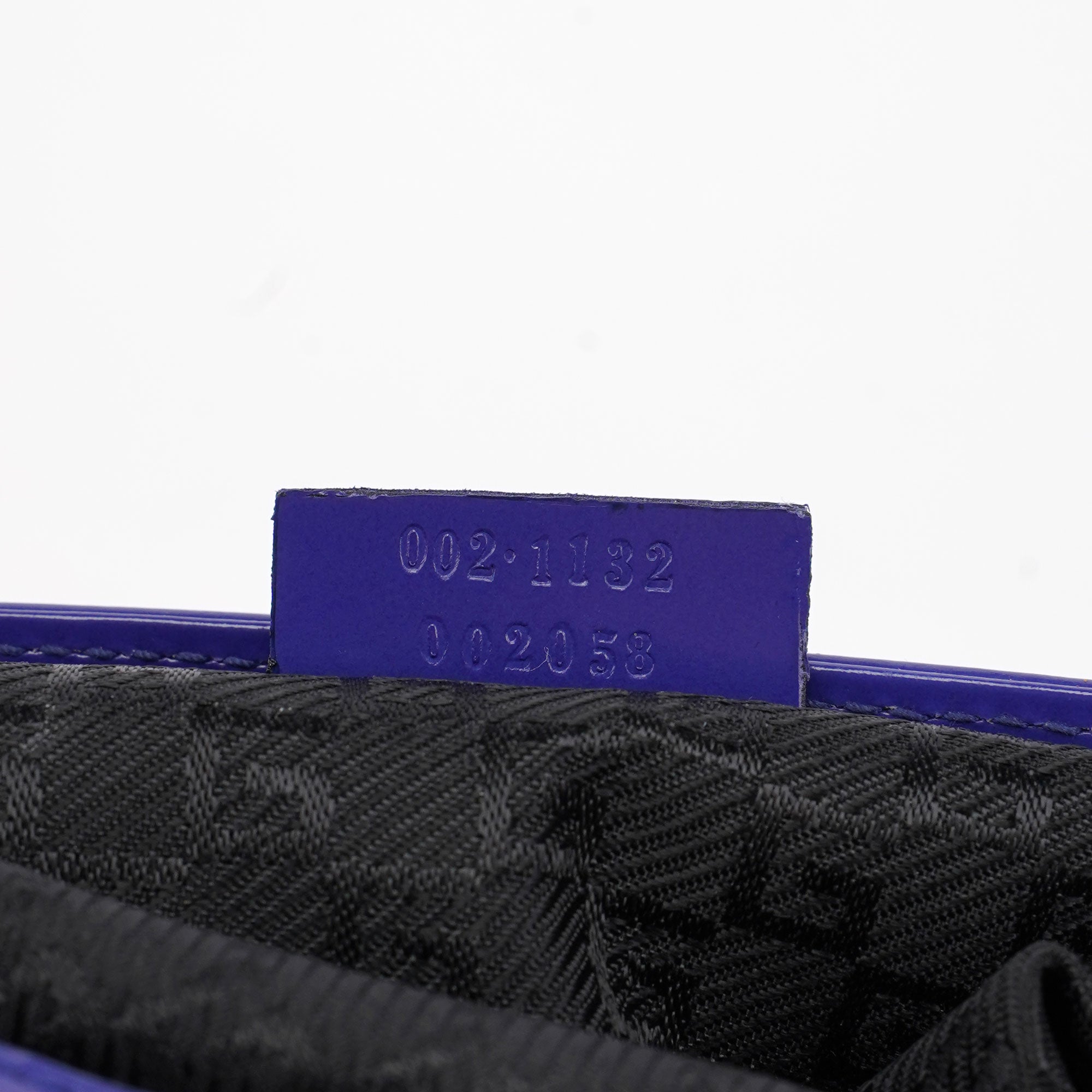 Royal Blue Patent Leather Jackie Tote