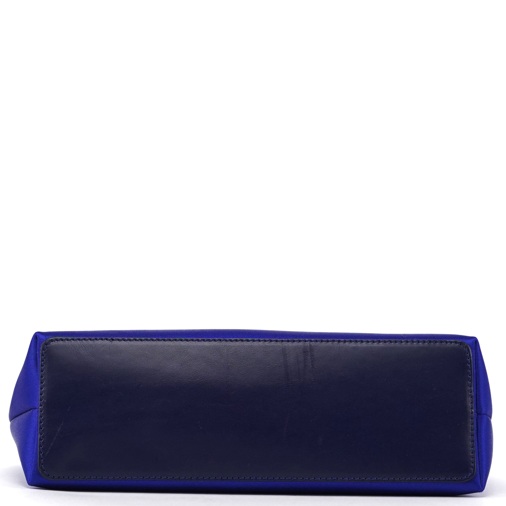 Royal Blue Satin Tote