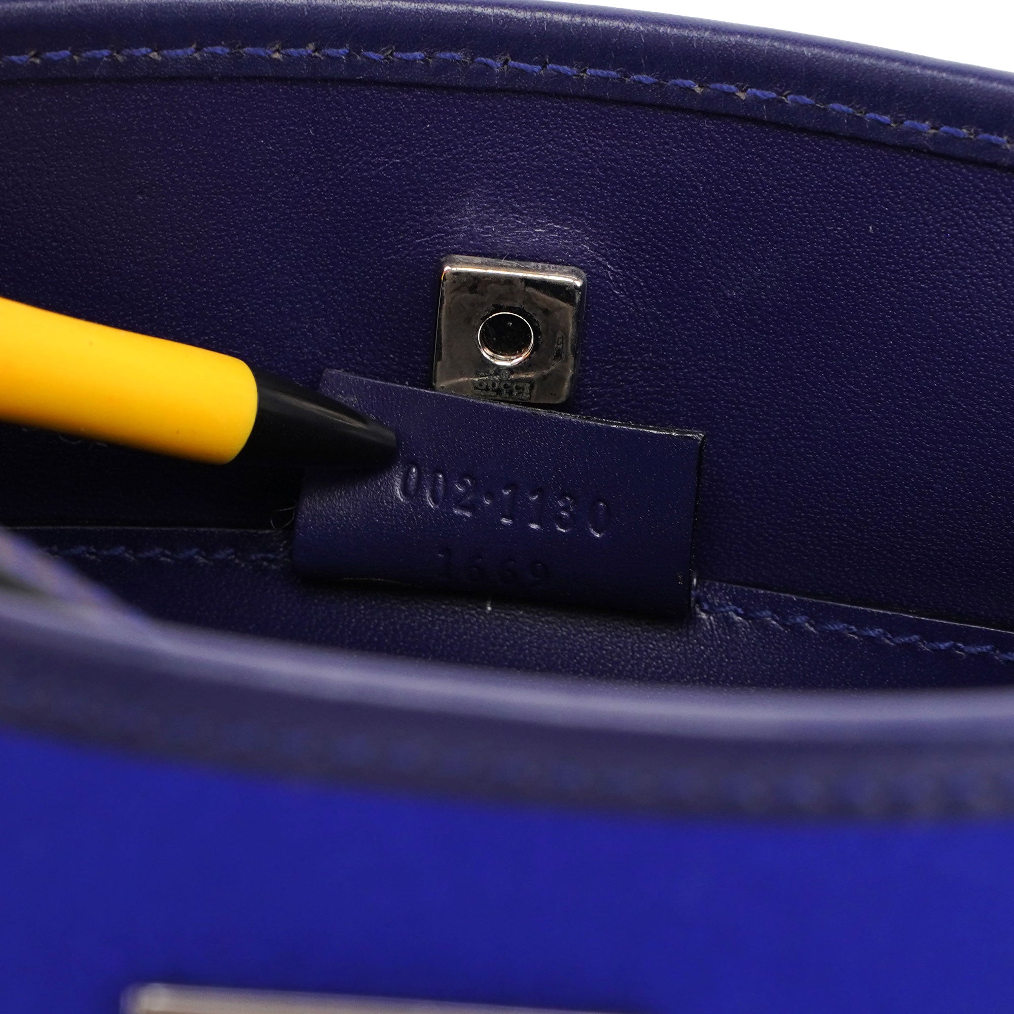 Royal Blue Satin Tote