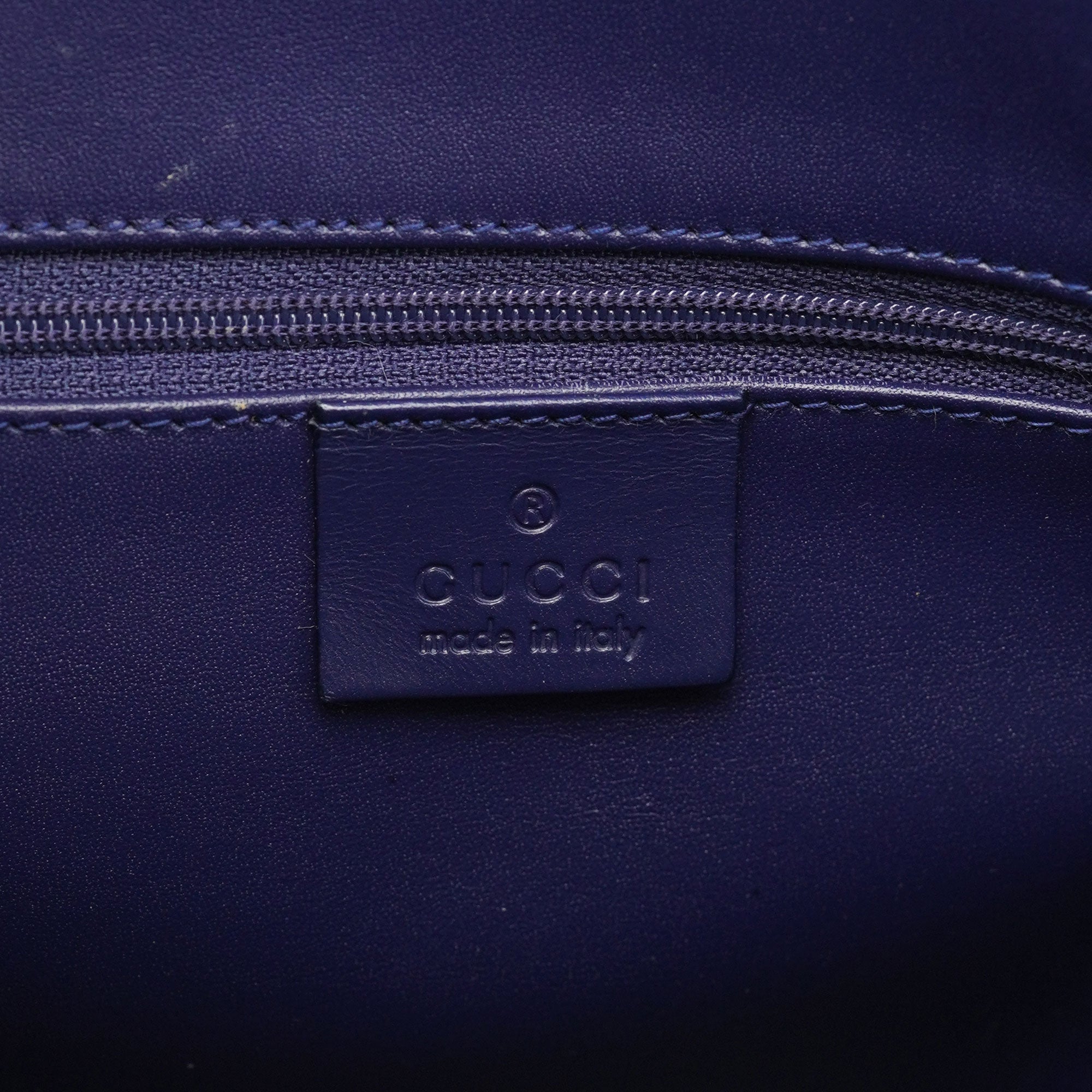 Royal Blue Satin Tote Bag
