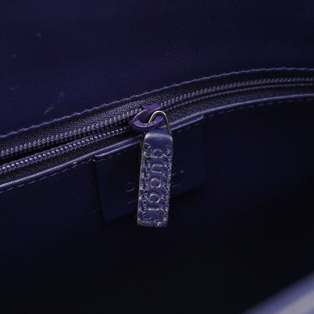 Royal Blue Satin Tote Bag