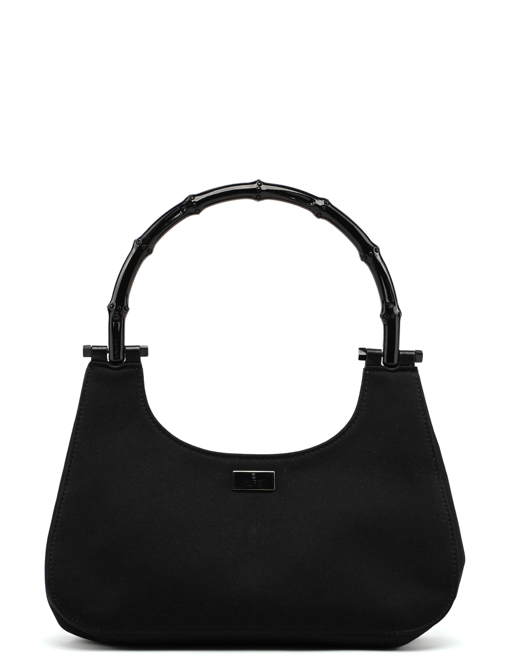 Satin Bamboo Hobo Bag