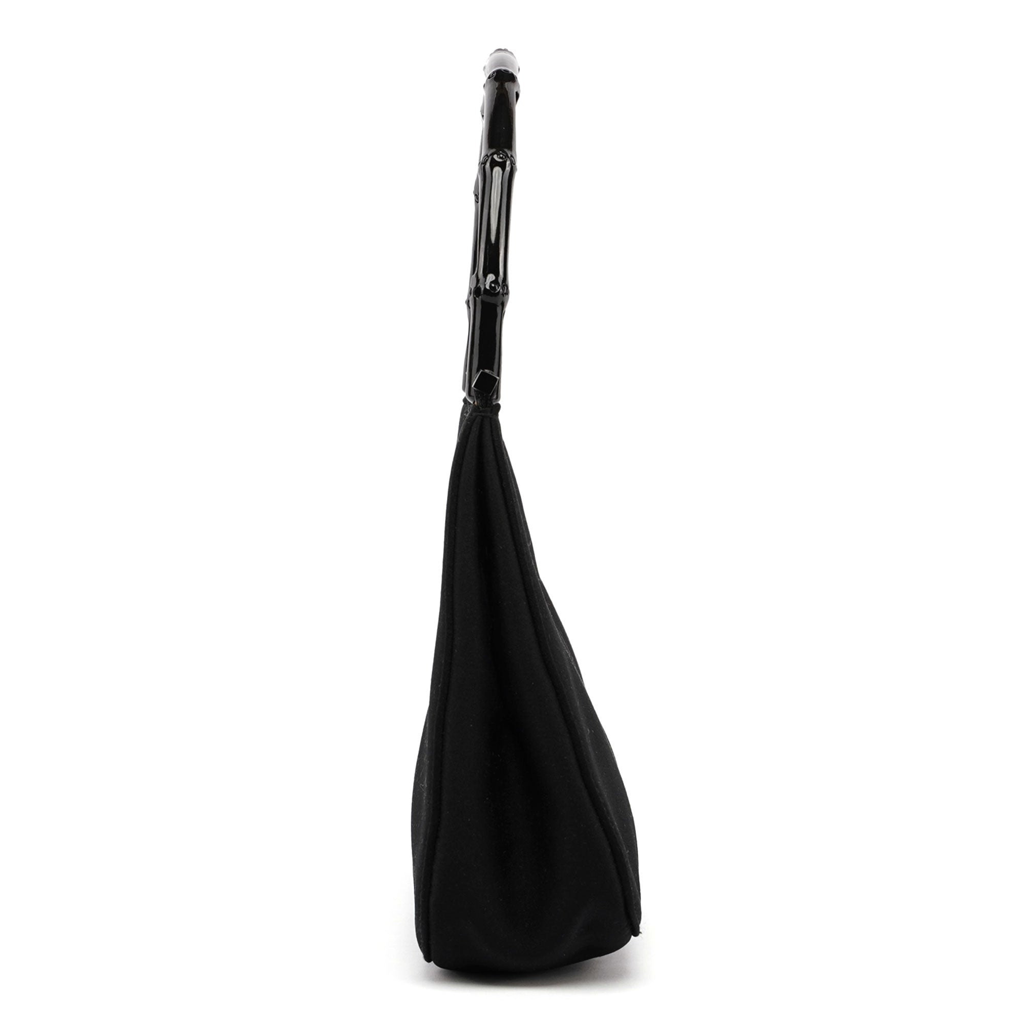 Satin Bamboo Hobo Bag