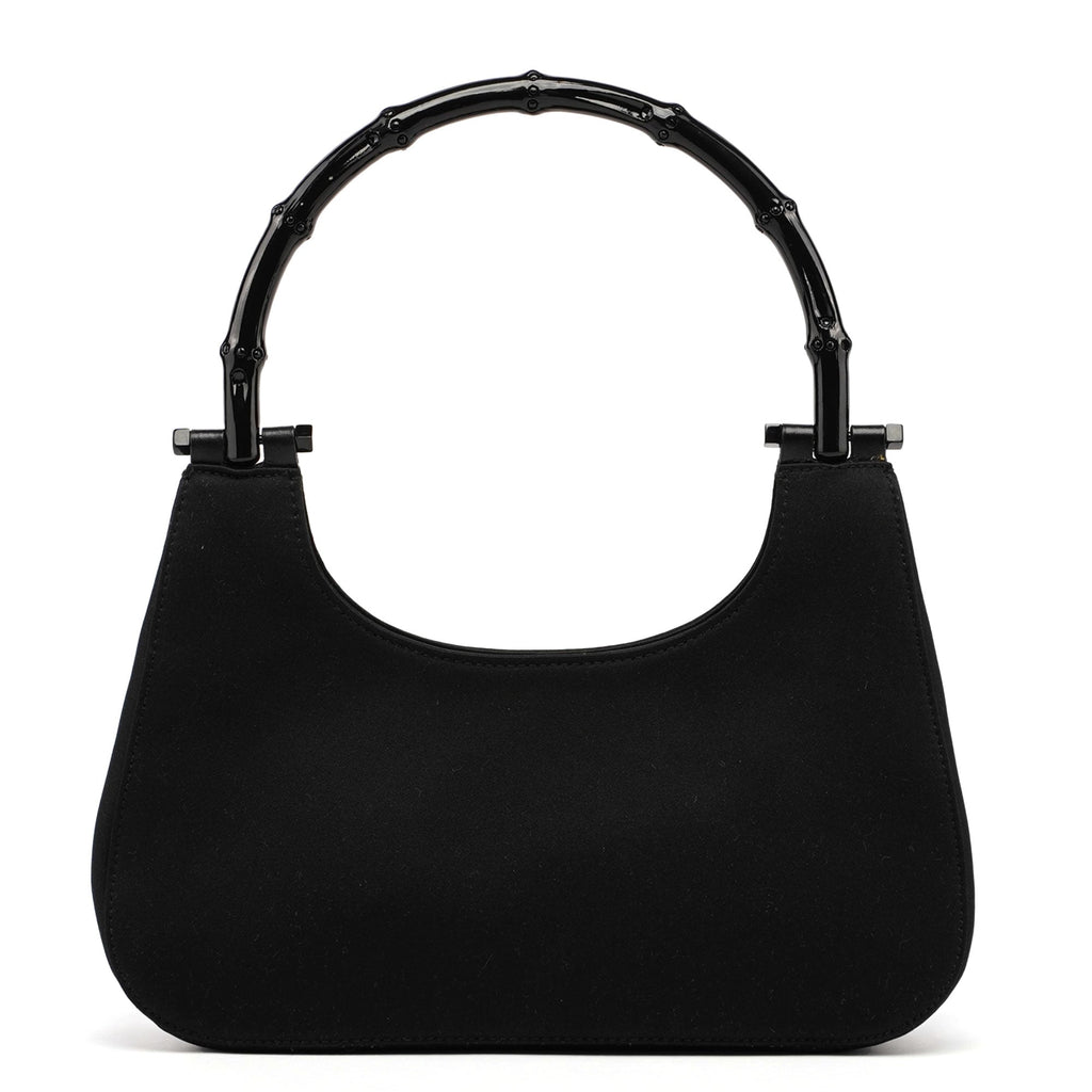 Satin Bamboo Hobo Bag
