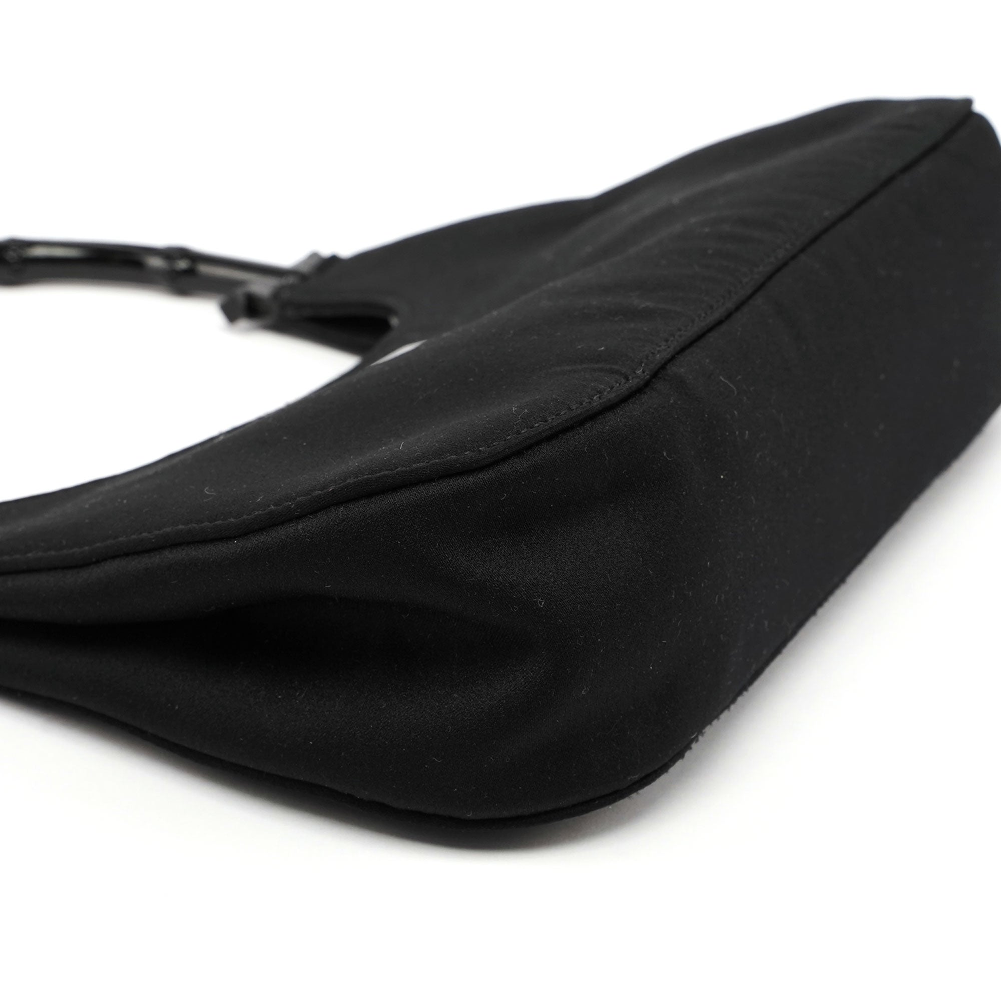 Satin Bamboo Hobo Bag
