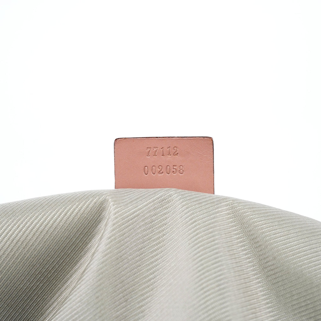 Soft Pink Canvas Leather Shoulder Bag
