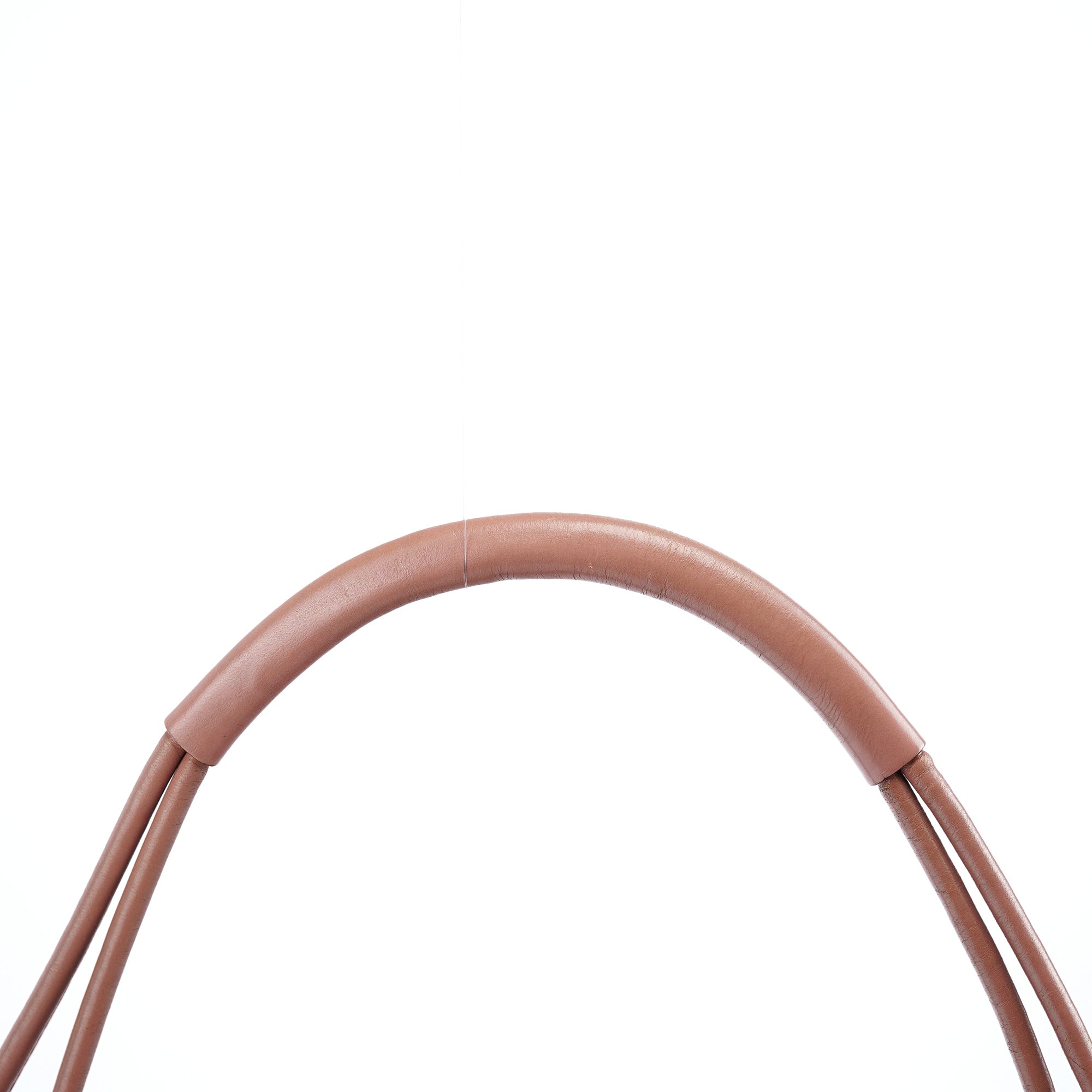 Soft Pink Canvas Leather Shoulder Bag